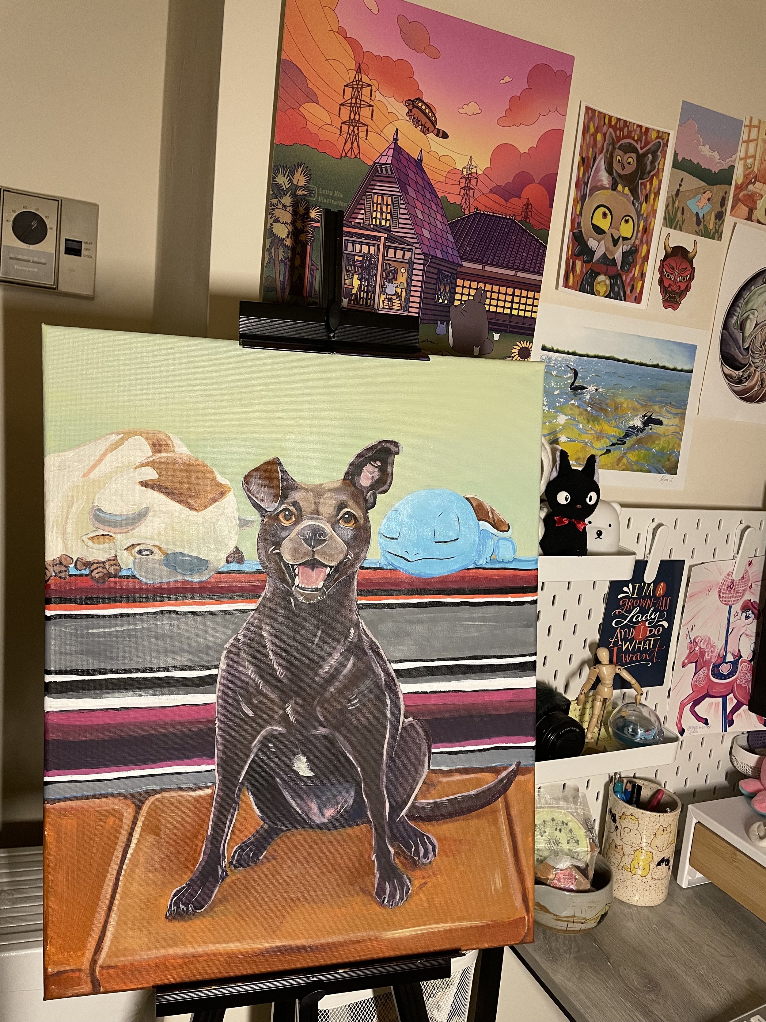Xolo mix 16 x 20 Acrylic