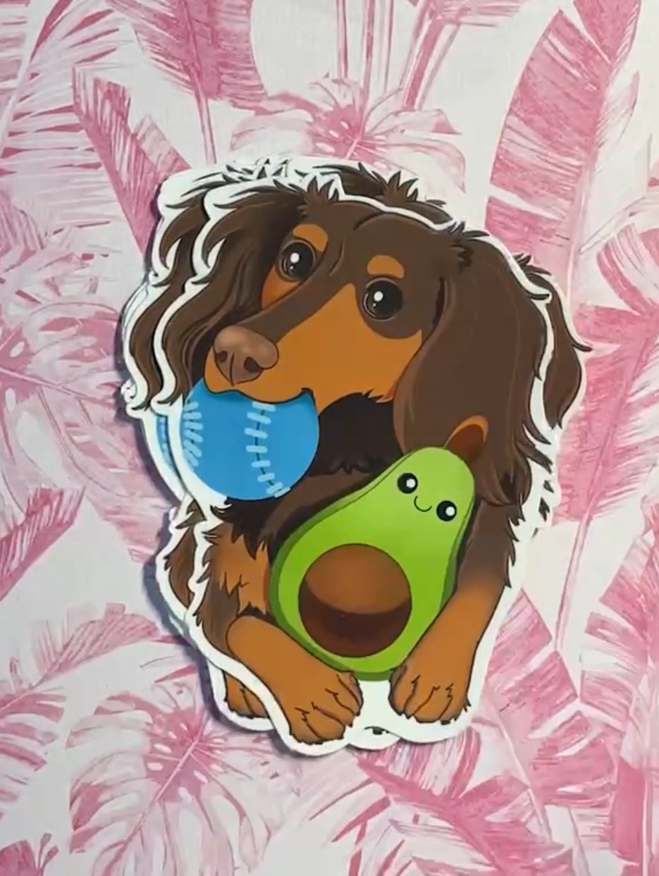 Dachshund Sticker design