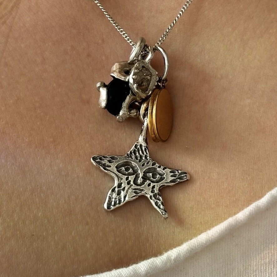 Star face pendant