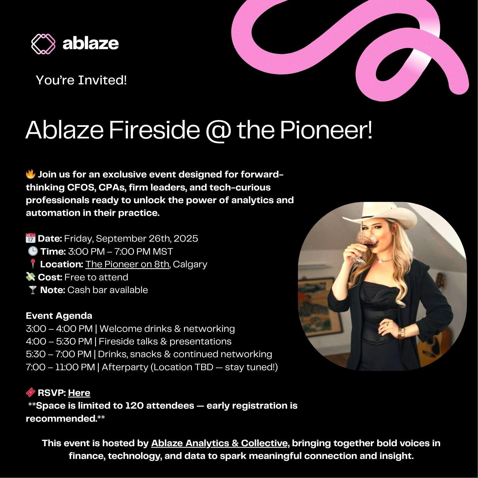 Ablaze Fireside at the Pioneer on 8th!