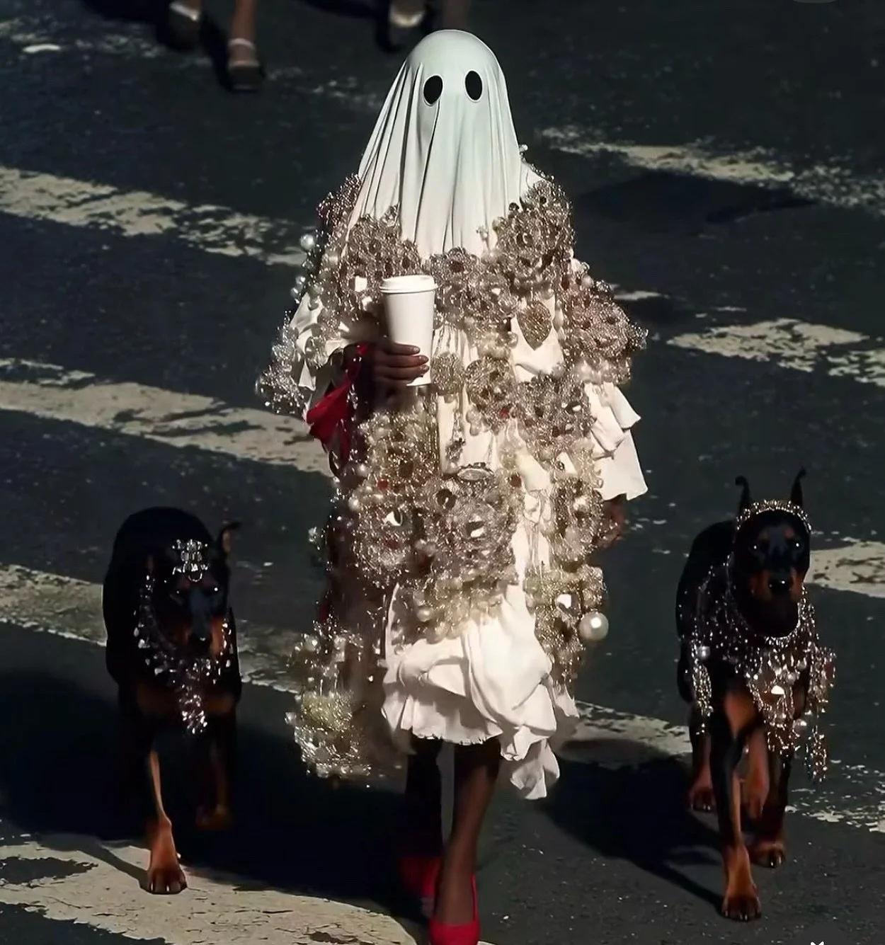 High fashion, higher spirits. Happy Halloween 👻