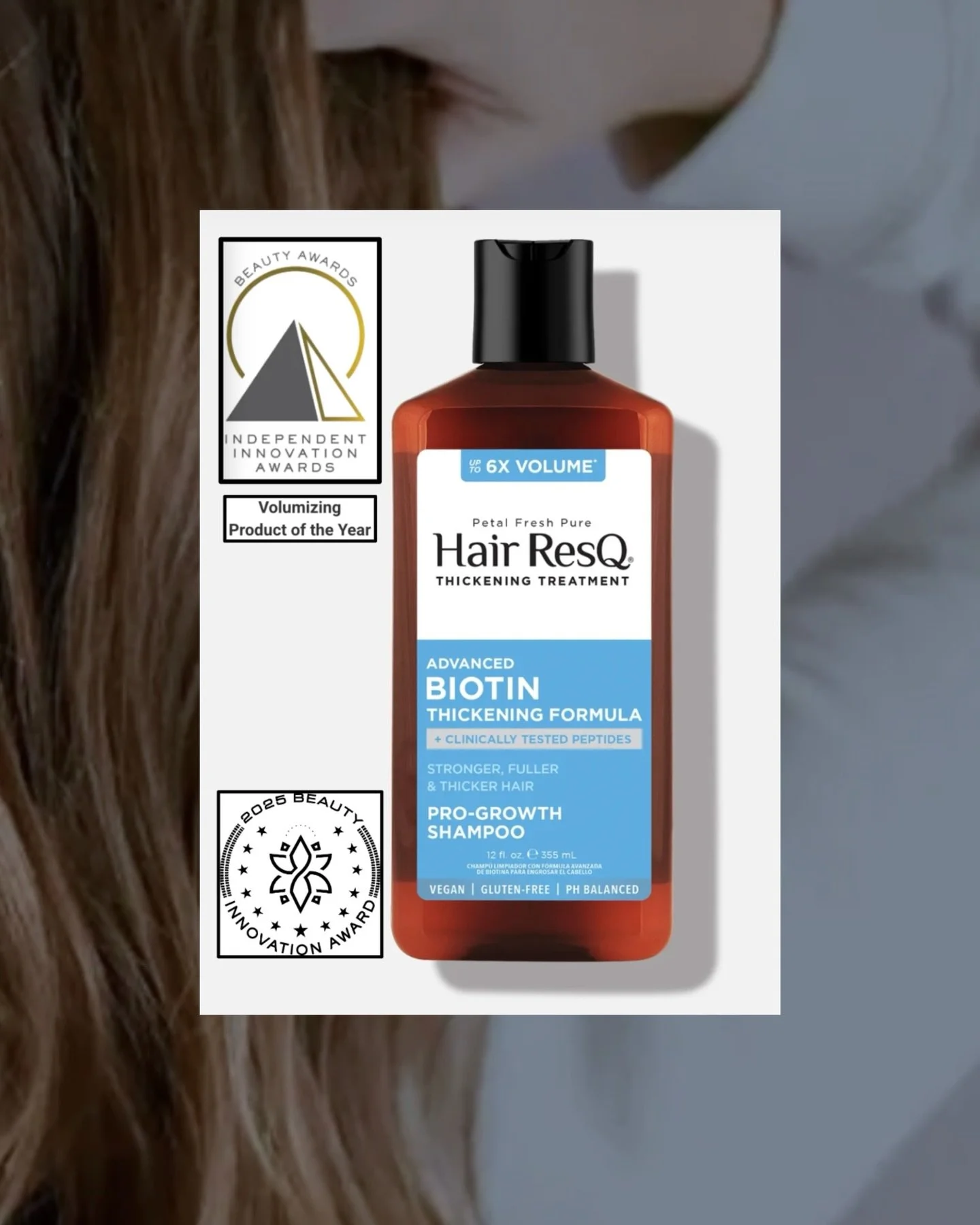 Volumizing product of the year 🌟 @resqbrands @innovawardsbeauty