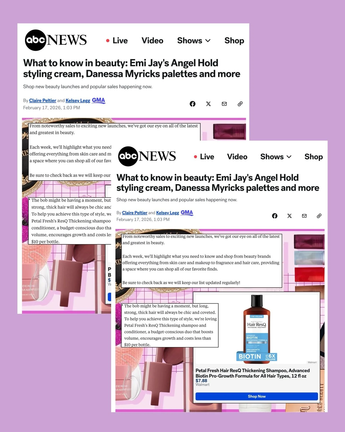 &ldquo;Boosts volume, encourages growth&rdquo; - @abcnews 💇🏻&zwj;♀️ @resqbrands