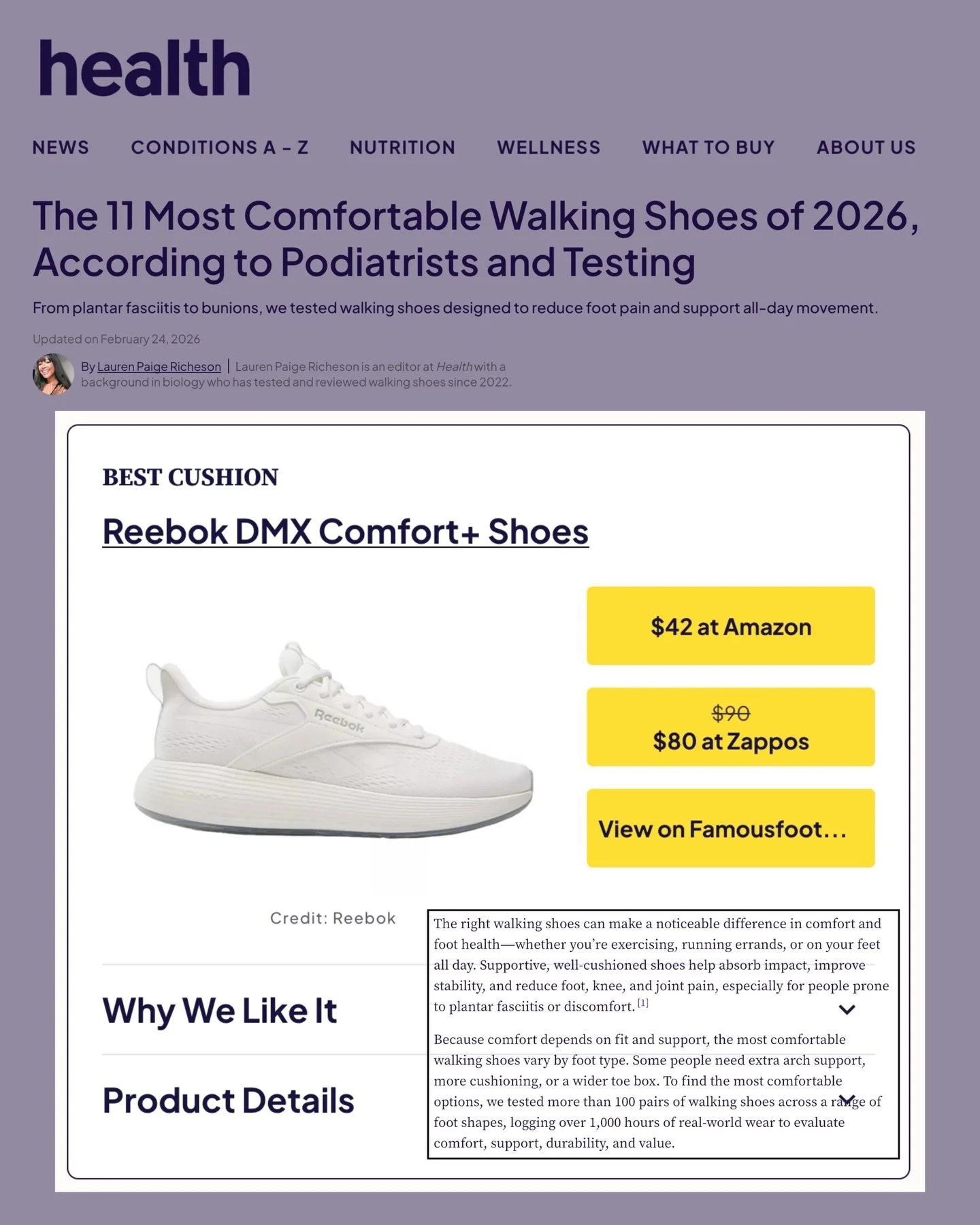 Comfort shoe hub 👟@famousfootwear @health