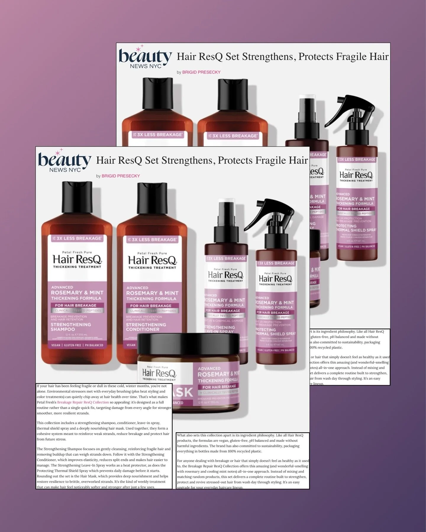 Spotlight on @resqbrands hair thickening set 💟 @beautynewsnyc_official