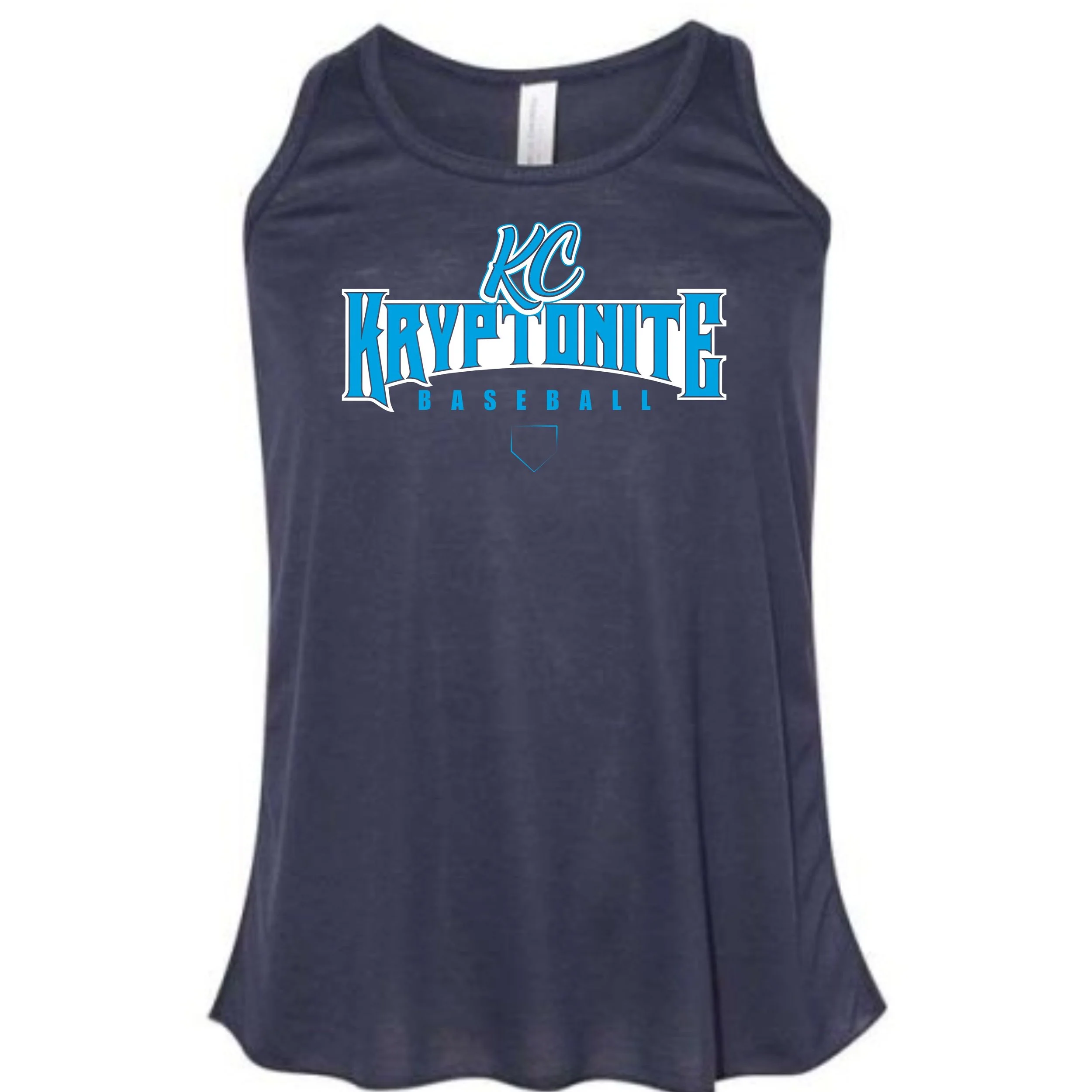 Kryptonite Baseball Ladies Tank Top