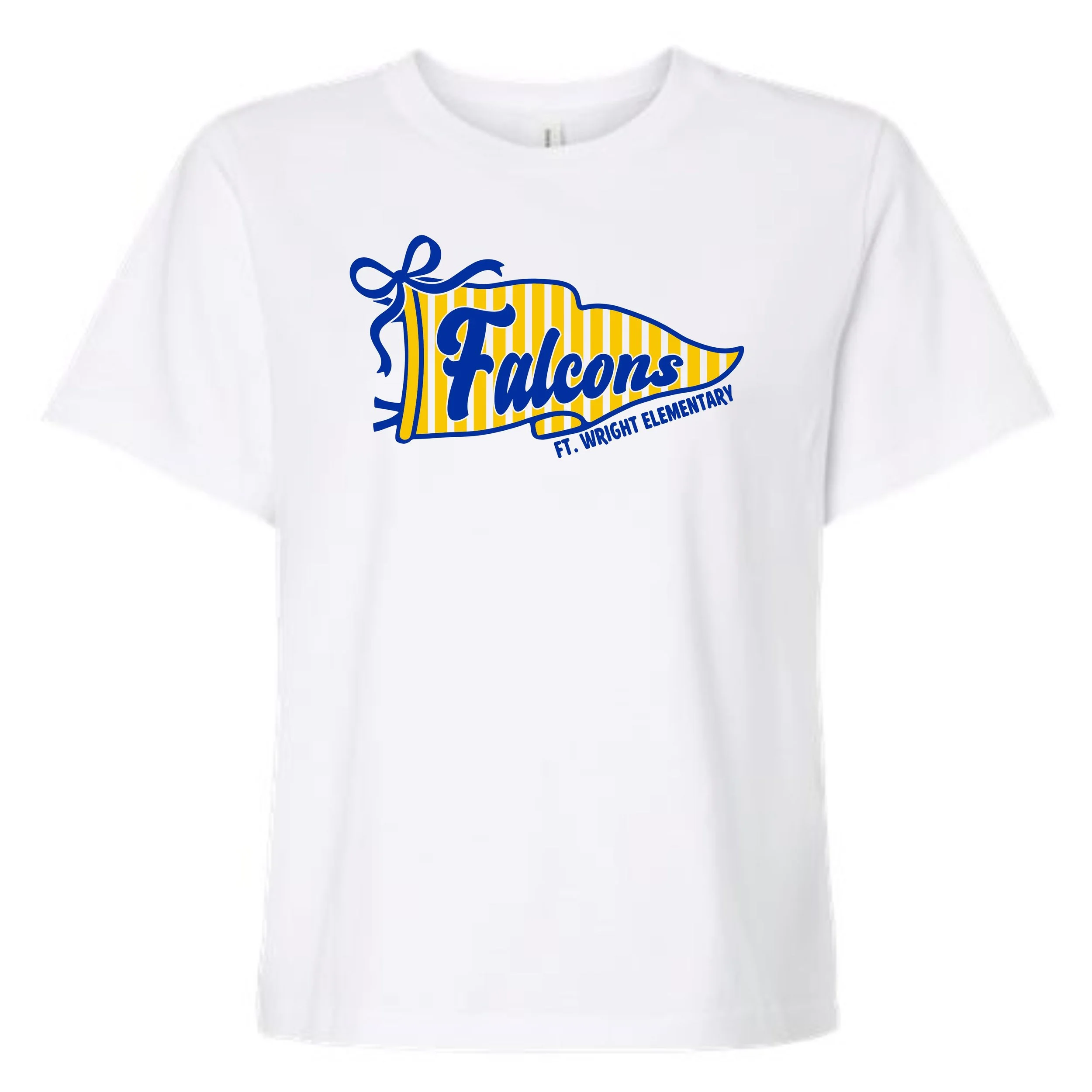 Ft. Wright Elementary - Pennant Ladies Boxy Tee