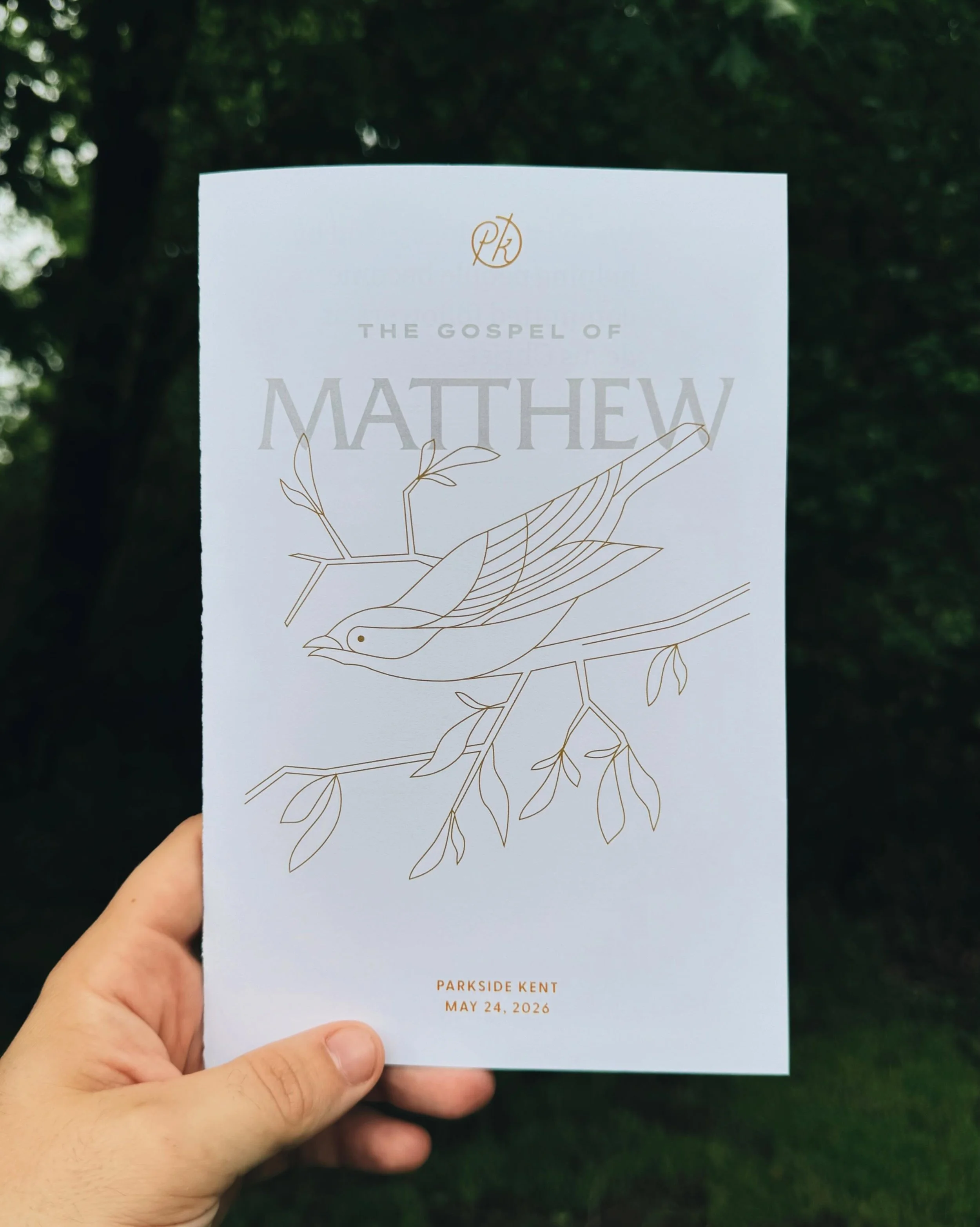 This morning we&rsquo;re introducing a printed bulletin! Make sure to pick one up on the way into the service.