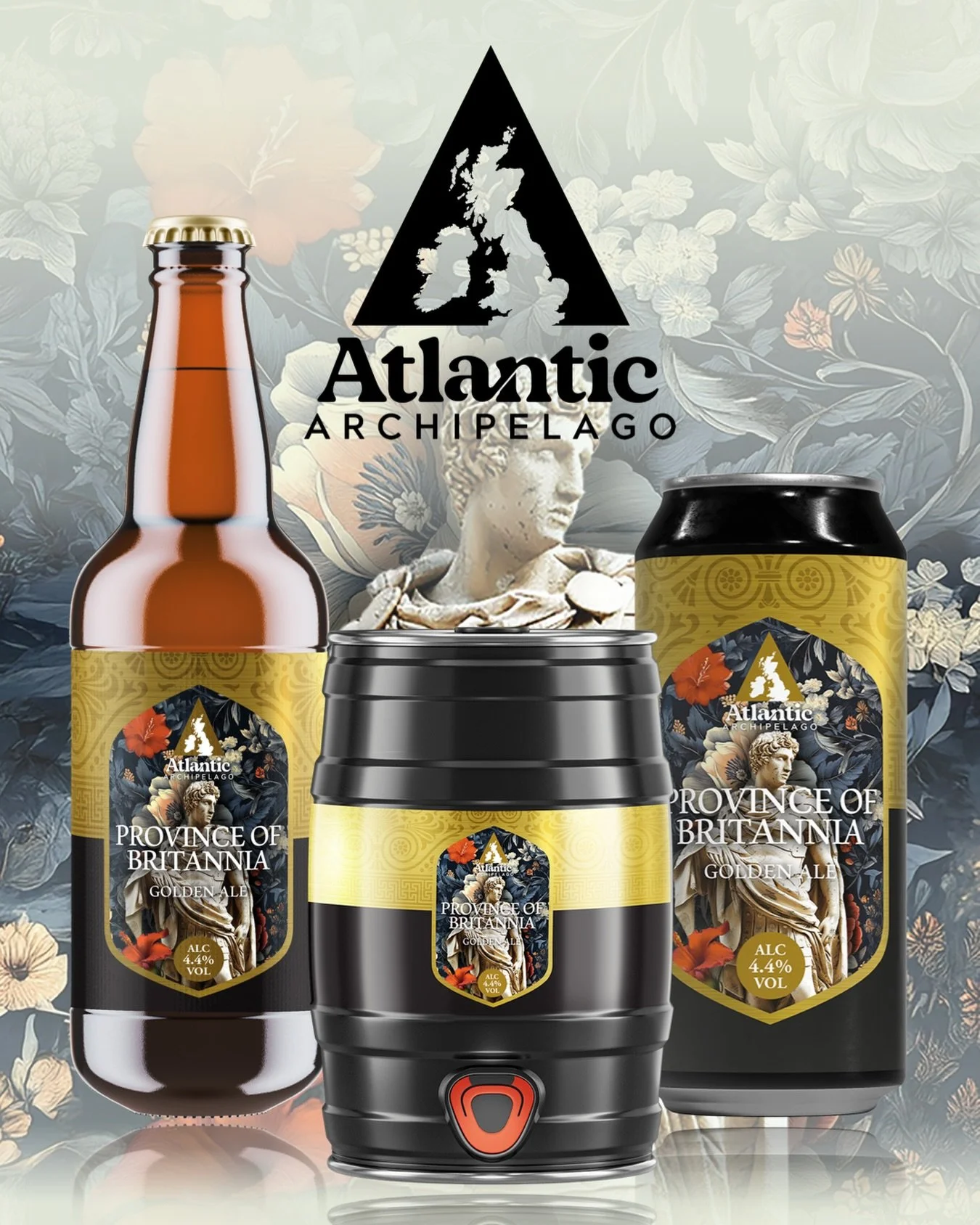 Lay the foundations with Province of Britannia Golden Ale🛡️
Inspired by the rich influences of Roman Britain, this golden ale echoes an age of roads carved through wild land, bustling trade, and cultures woven together across the Province of Britann