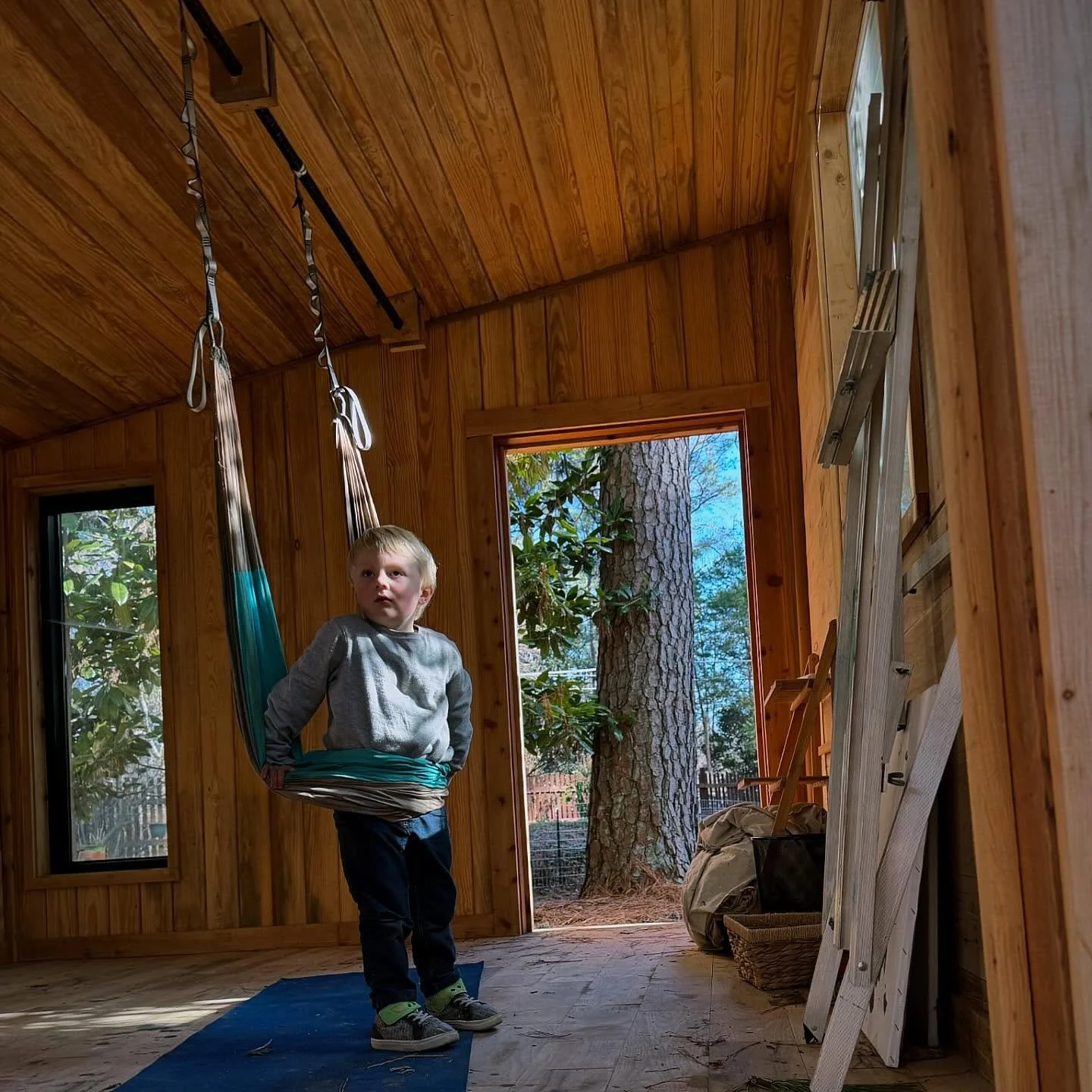 &ldquo;Papa, I&rsquo;m stwetching in da yoga studio.&rdquo;
