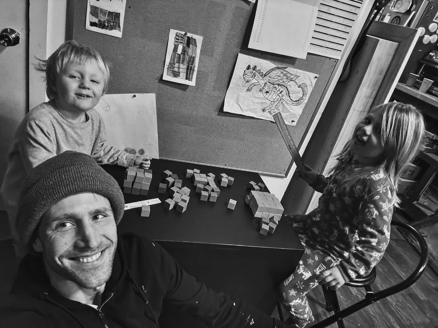 5:00a schematic brainstorming session with my creative team. It was mutiny. They waltz into the office and said I couldn&rsquo;t leave until we resolved a few ongoing issues (dessert limits, bedtimes, technical things like that).

Here at Gollon Buil