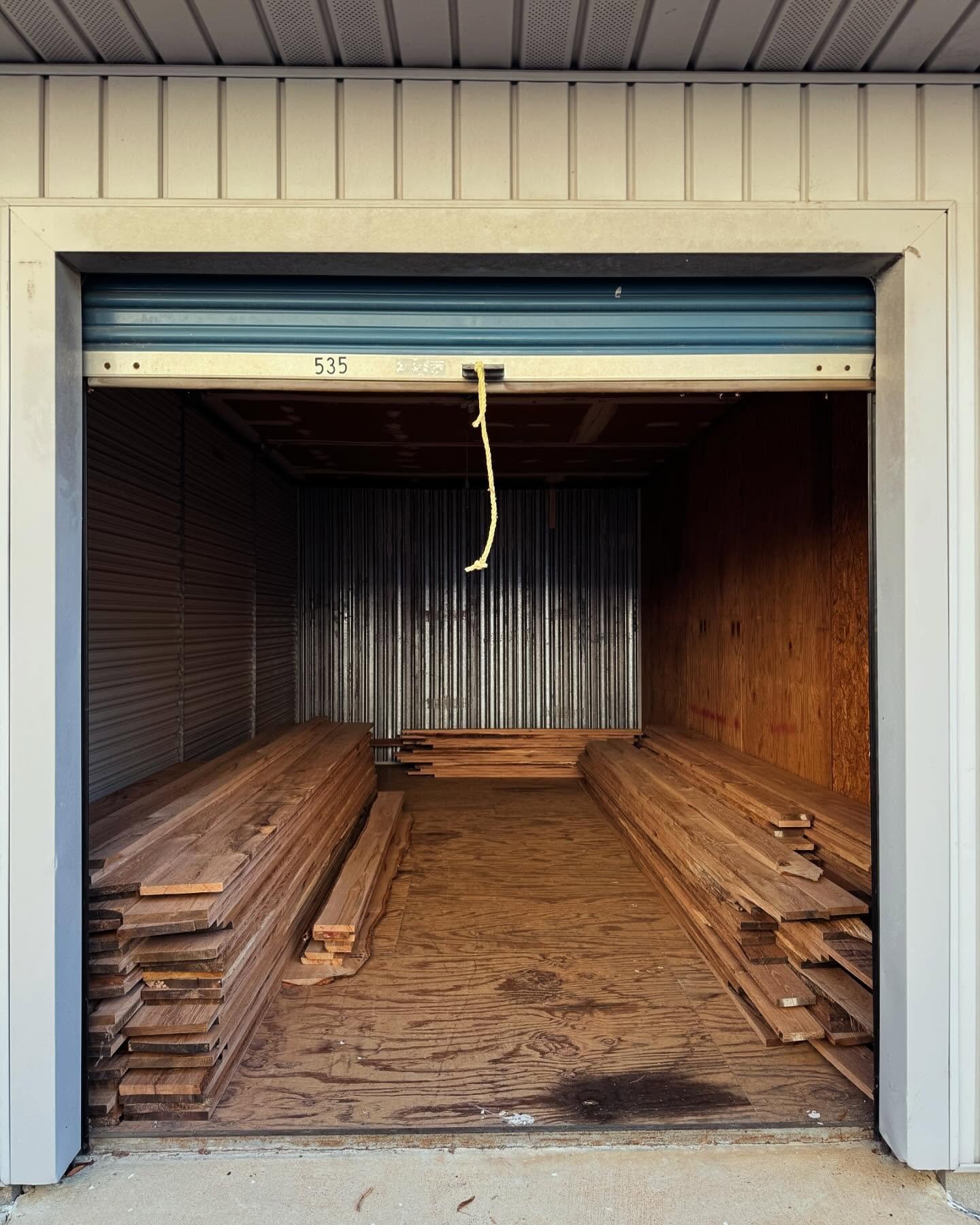 Pickard&rsquo;s Mountain Chestnut Oak from our land west of Chapel Hill (Westch). Strong, beautiful wood. Wholesome, authentic process. Finally ready to be put to good form. #chapelhill #wood #build