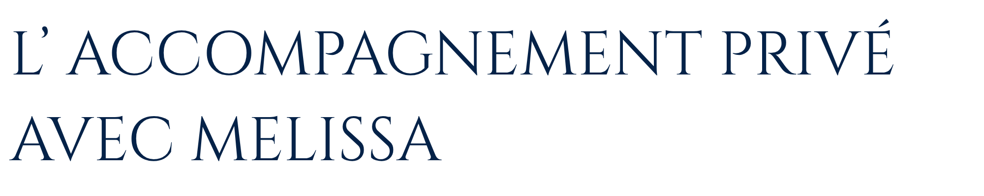 Accompagnement privé avec Mélissa, ton bras droit émotionnel et stratégique.