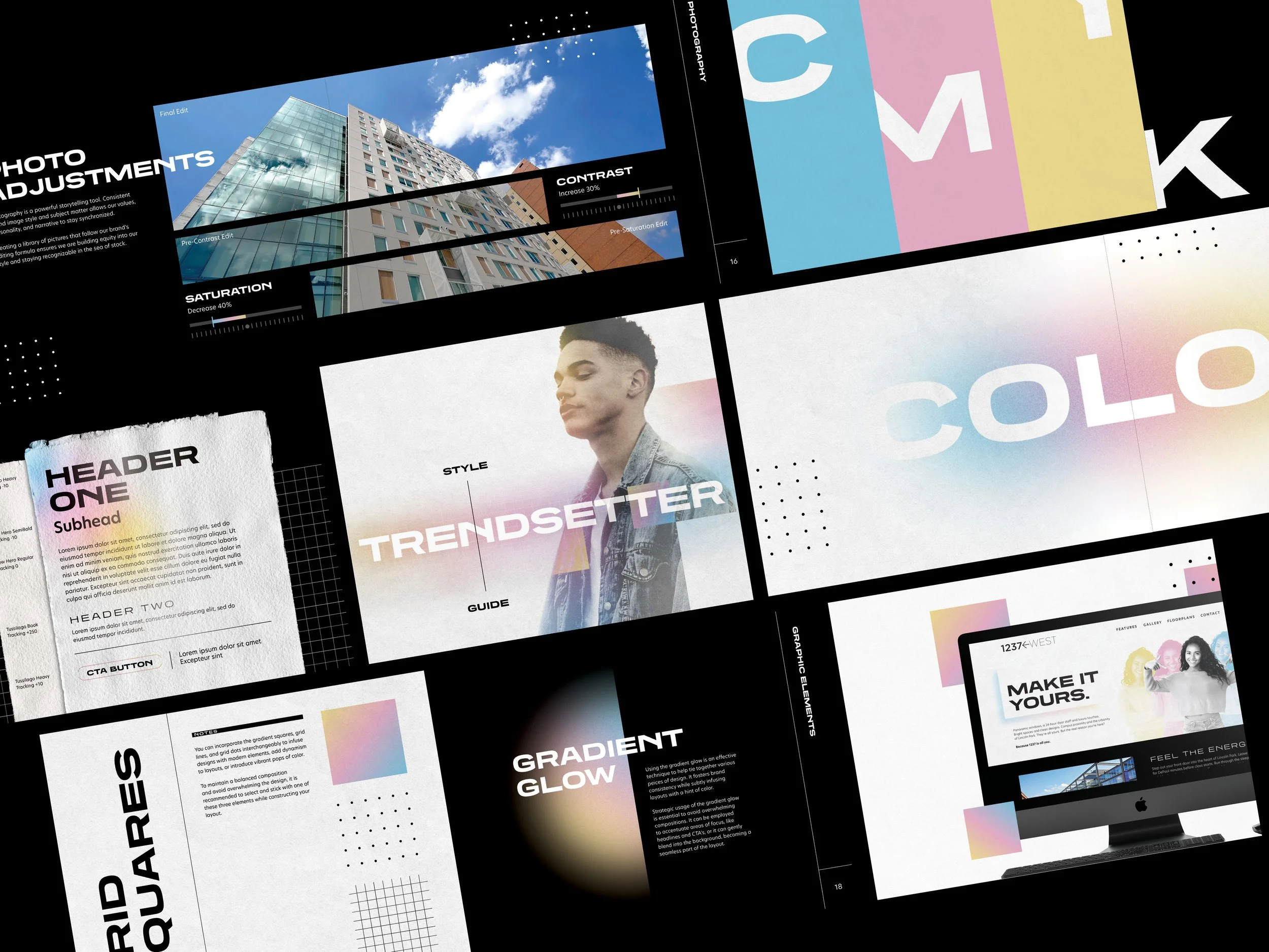 Scalable brand system for a nationwide portfolio of luxury student housing properties.