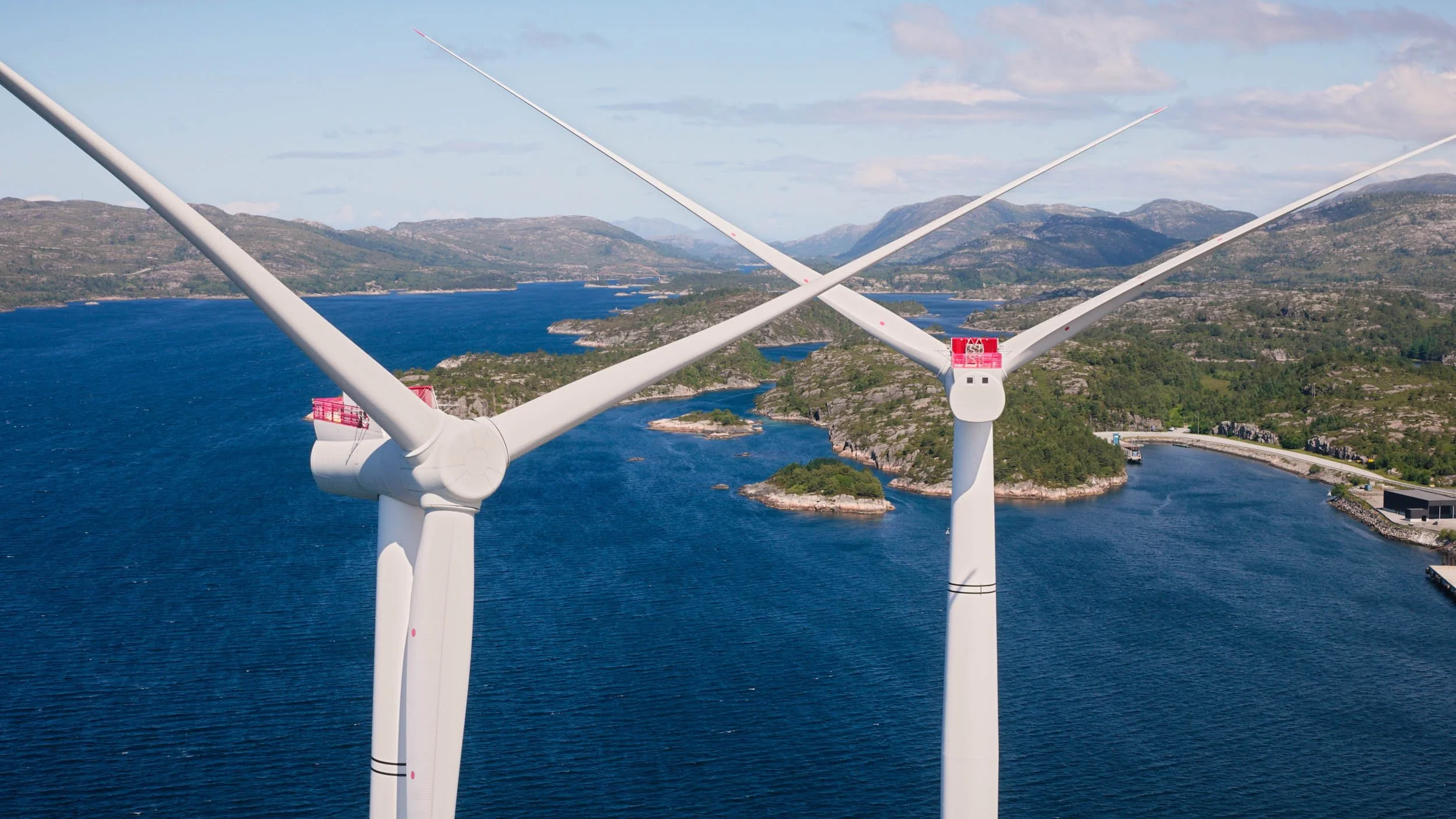 Wind Mils Skipavika Norway