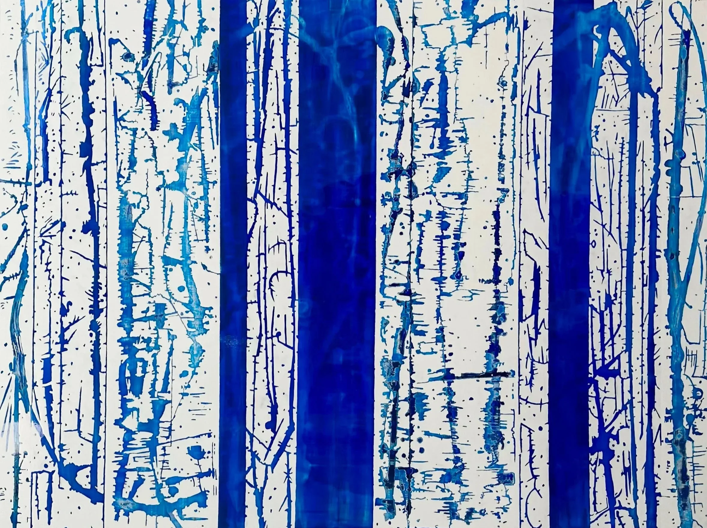 'Enchantment' - Acrylic on Panel, 40x30x2- Available