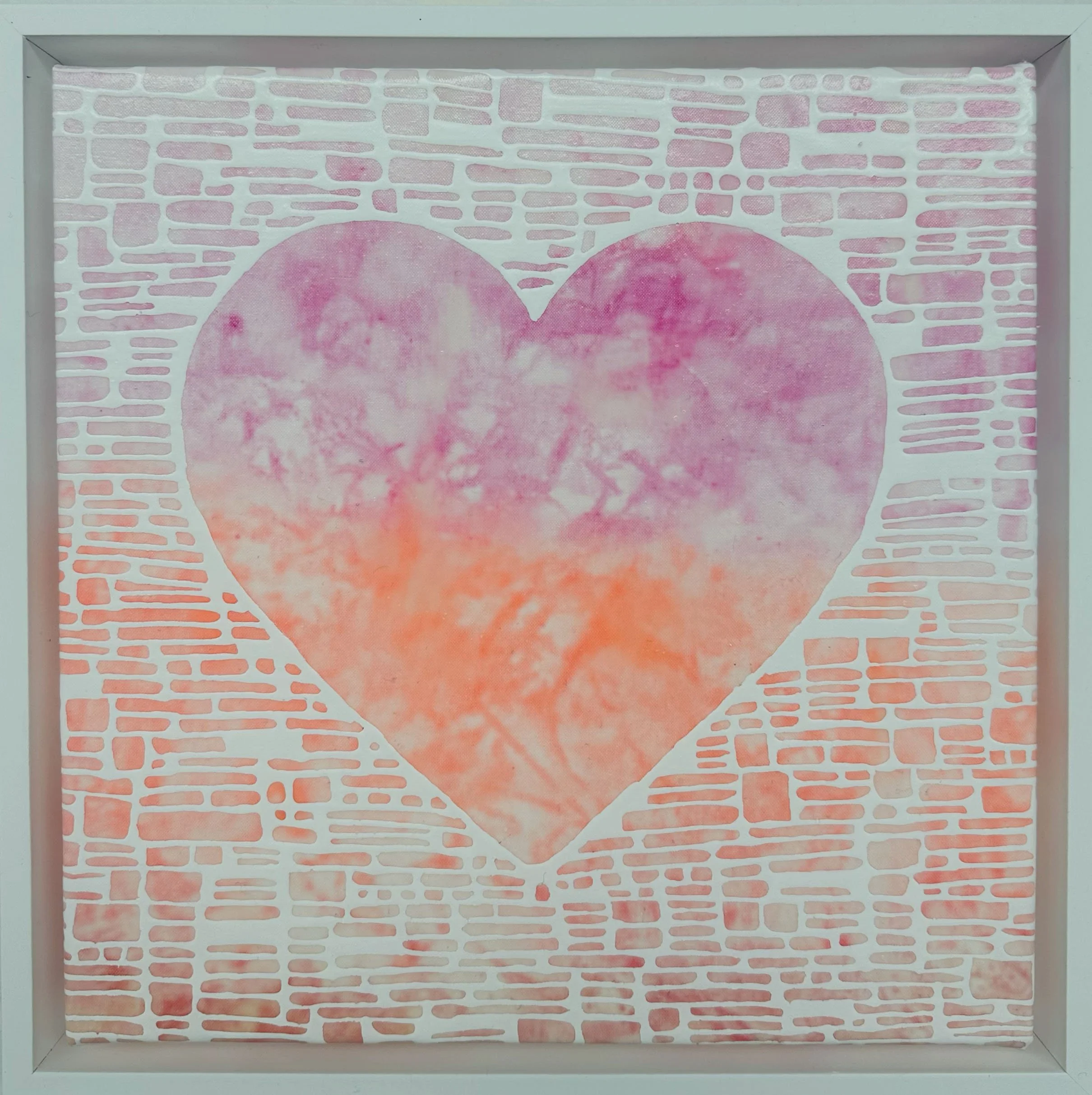 Collective Open Heart Collection - Amore - 13.5x13.5x2 Framed