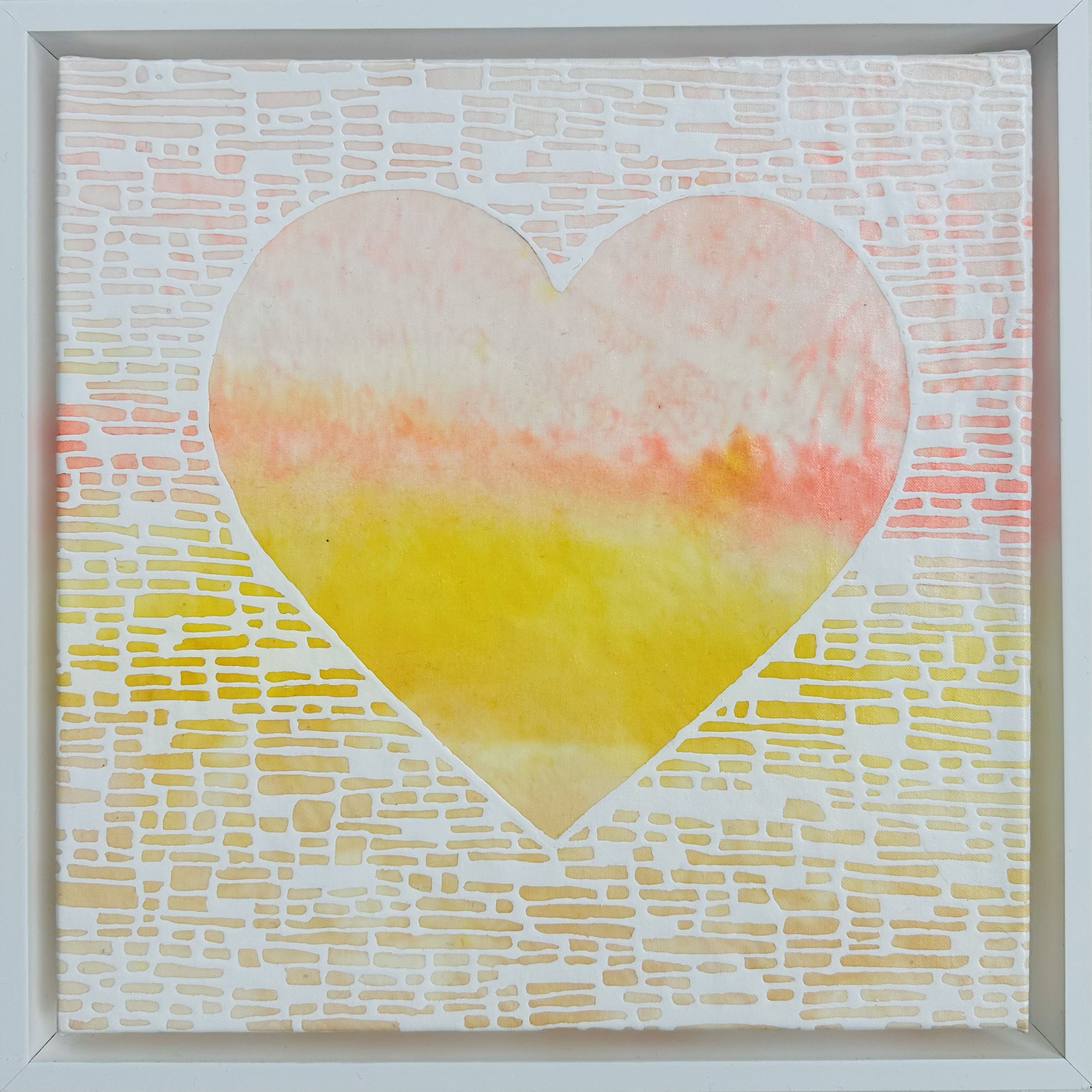 Collective Open Heart Collection - Joy - 13.5x13.5x2 Framed