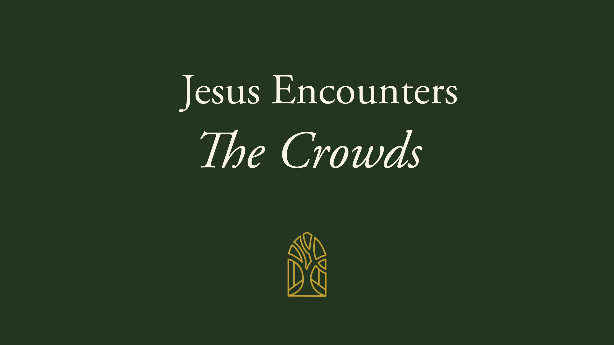 Jesus Encounters the Crowds[c]On the Road to Jerusalem[/c][t]Matthew 21:1-17[/t]