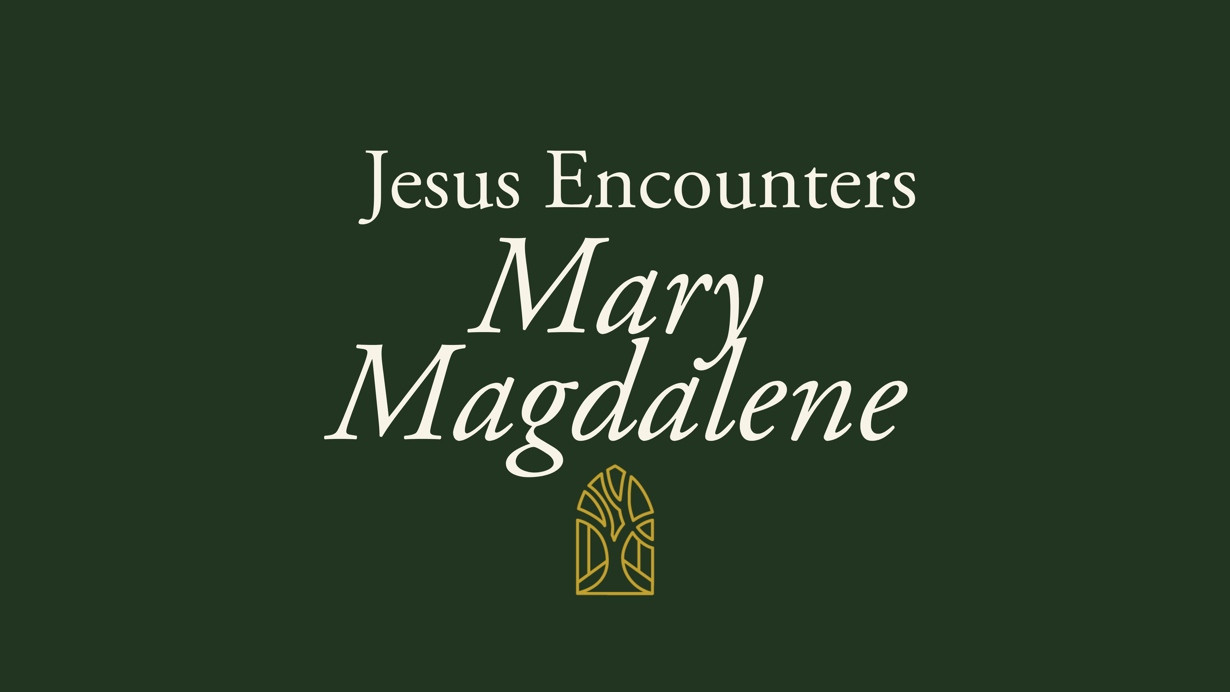 Jesus Encounters Mary Magdalene[c]On the Road to Jerusalem[/c][t]John 20:1-18[/t]