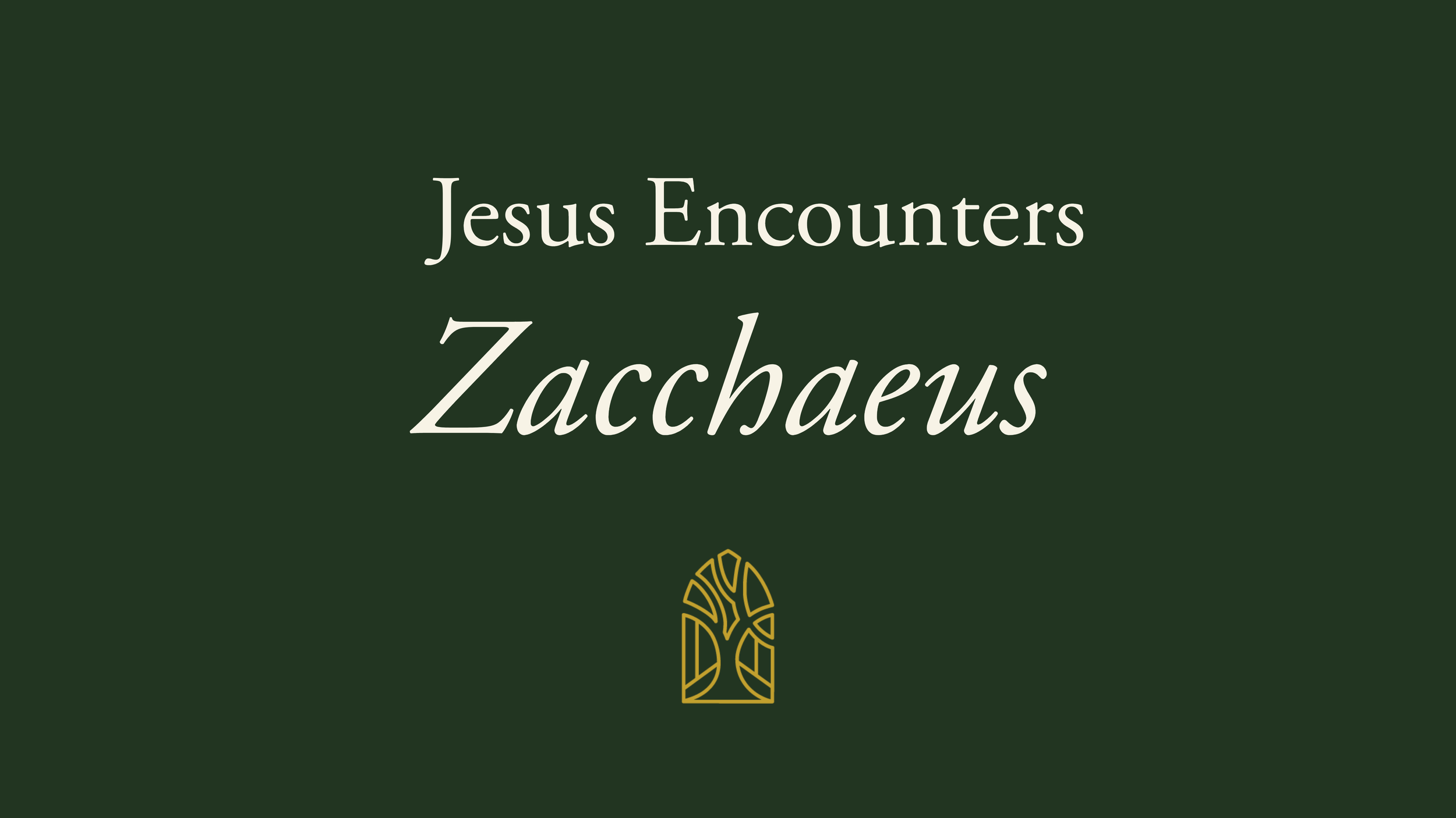 Jesus Encounters Zacchaeus[c]On the Road to Jerusalem[/c][t]Luke 19:1-10[/t]