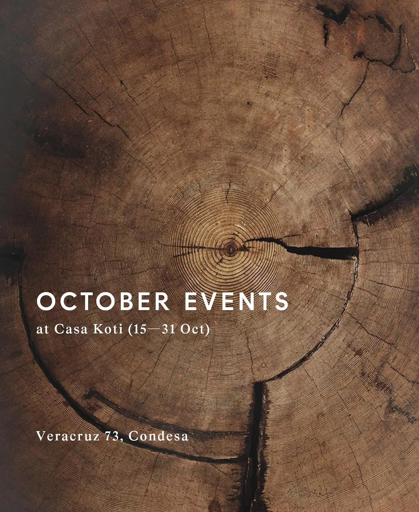 Ya tenemos listos los eventos para el resto de octubre &mdash; sound healing, wellness talks, y momentos para conectar con tu community.

Spaces para aprender, relajarte y conocer gente que tambi&eacute;n est&aacute; en este journey.

El wellness hit