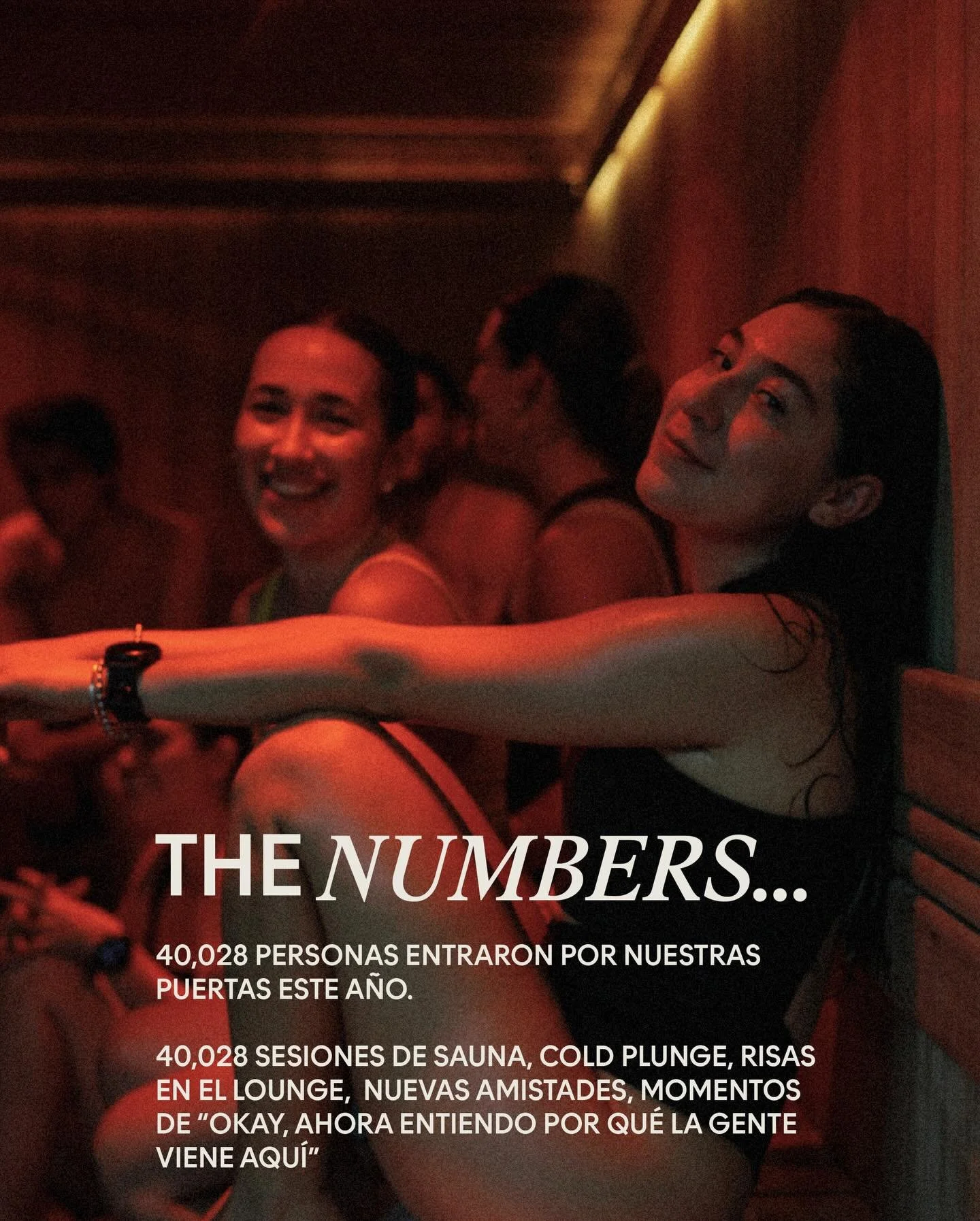 But here&rsquo;s what really mattered in 2025:

Not the numbers. Not even the new location.

It was you.

The member who comes every Sunday without fail. The person who finally convinced their friend to try it. The first-timer who cried in the sauna 