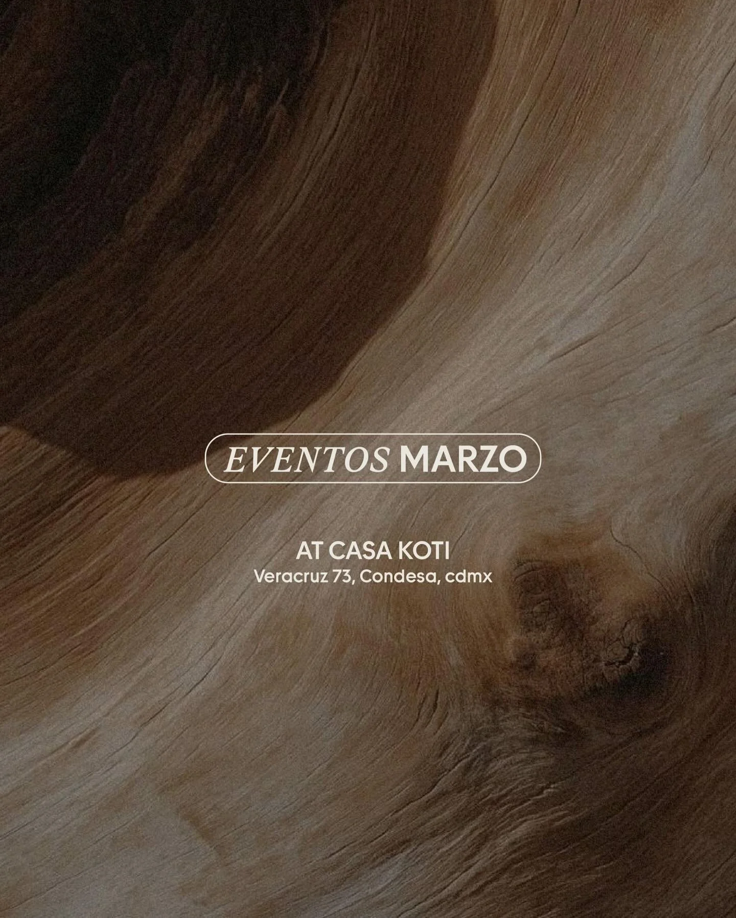 Marzo @ Casa Koti est&aacute; cargado. Soundbaths, m&uacute;sica en vivo, talleres de todooo tipo, y much&iacute;simo m&aacute;s. Checa la agenda y aparta tu spot v&iacute;a la p&aacute;gina web.