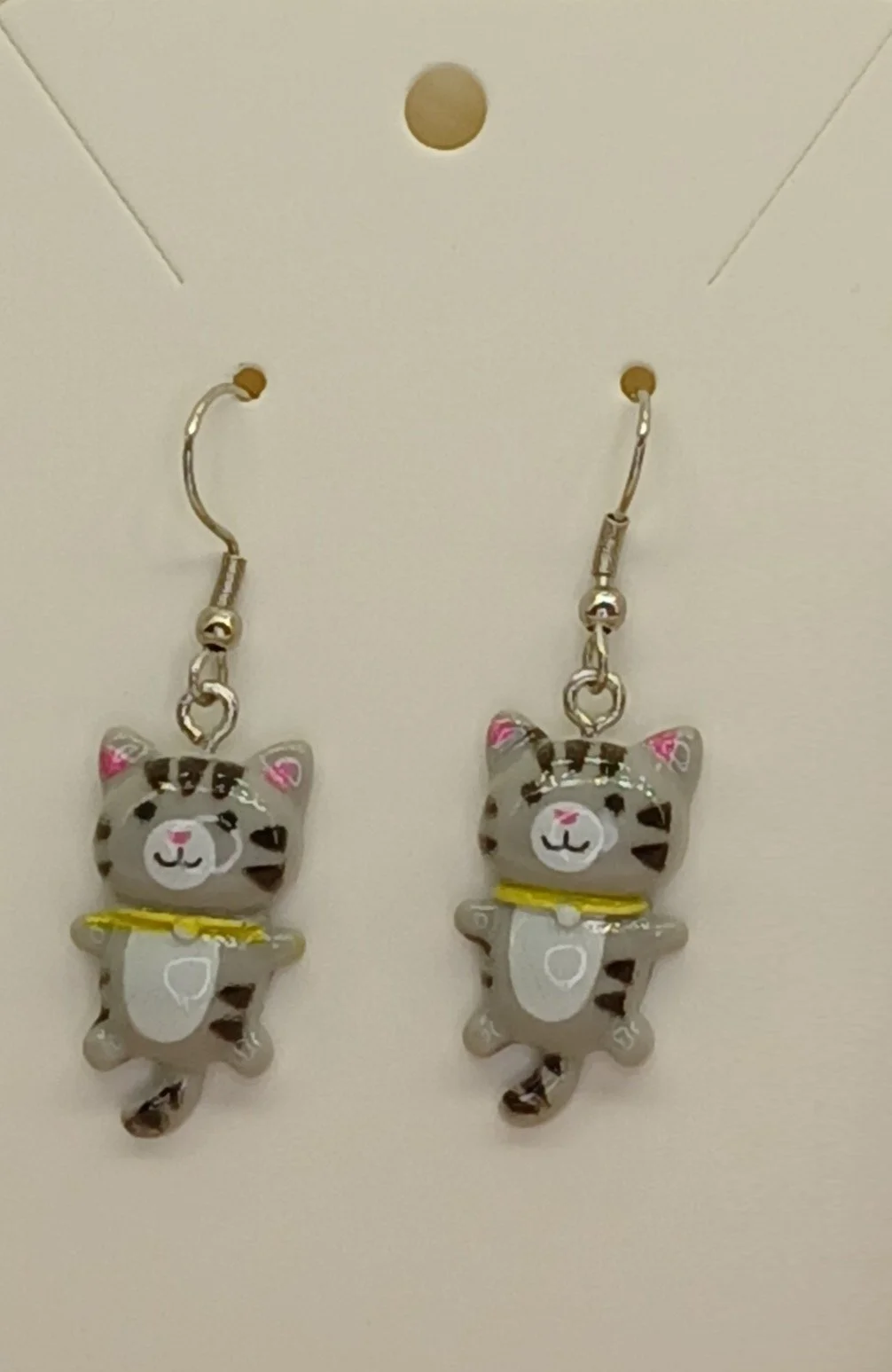 E1000151 Fun Earrings Cute Kitty Gray.1.jpg