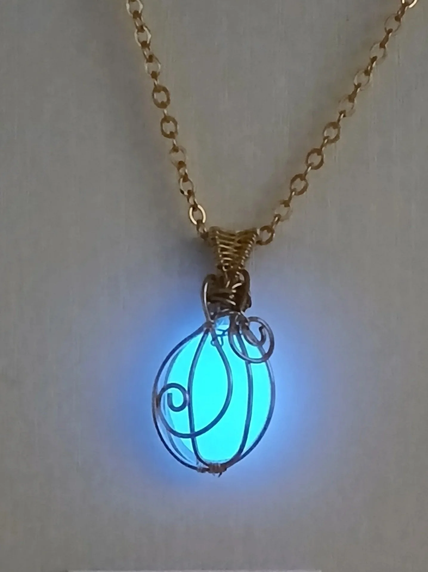 Wire Wrapped Moon Stone