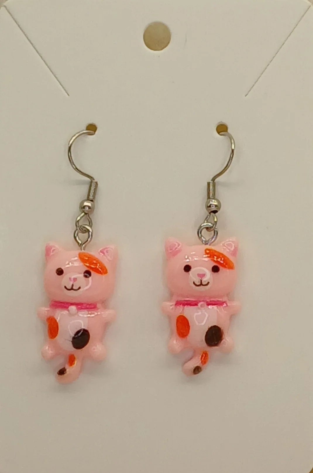 E1000157 Fun Earrings Cute Kitty Pink.1.jpg