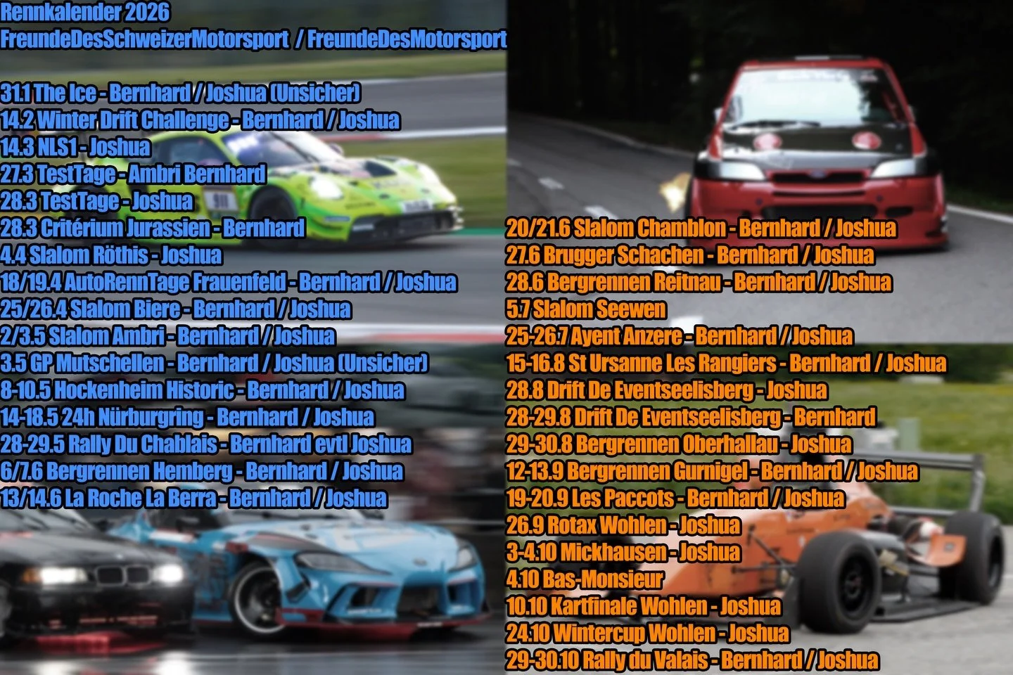 2026 Motorsport Kalender