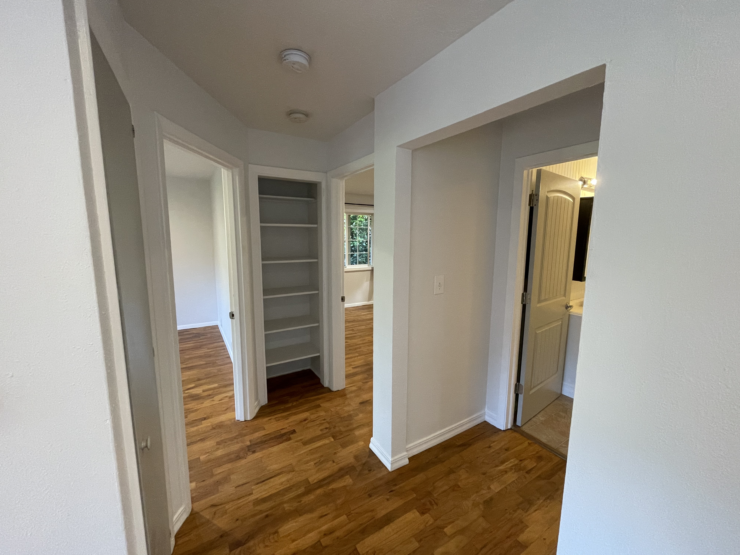 hallway to bedrooms and bathroom