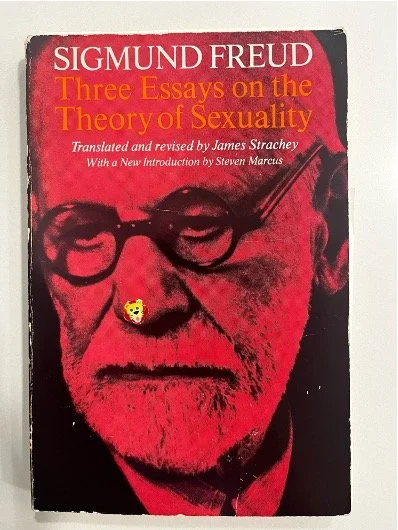 Book cover for "Three Essays on the Theory of Sexuality" by Sigmund Freud