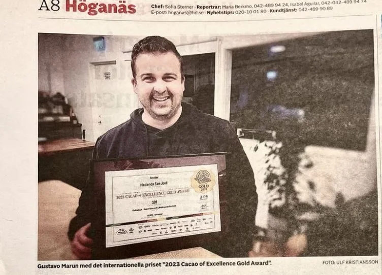 Chocolate Maker Awarded