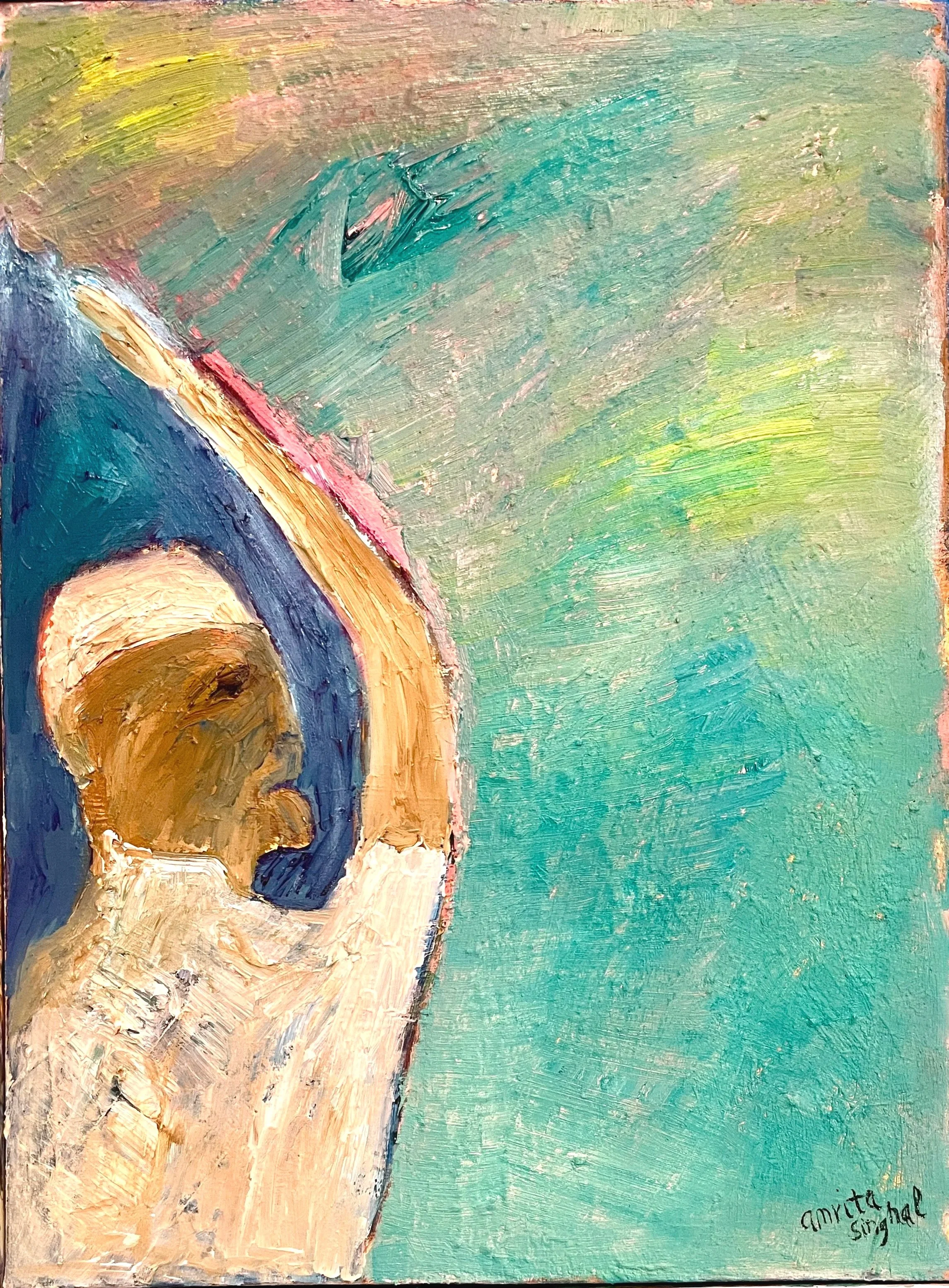 Prayer for peace, 14 x 11", Oil on linen