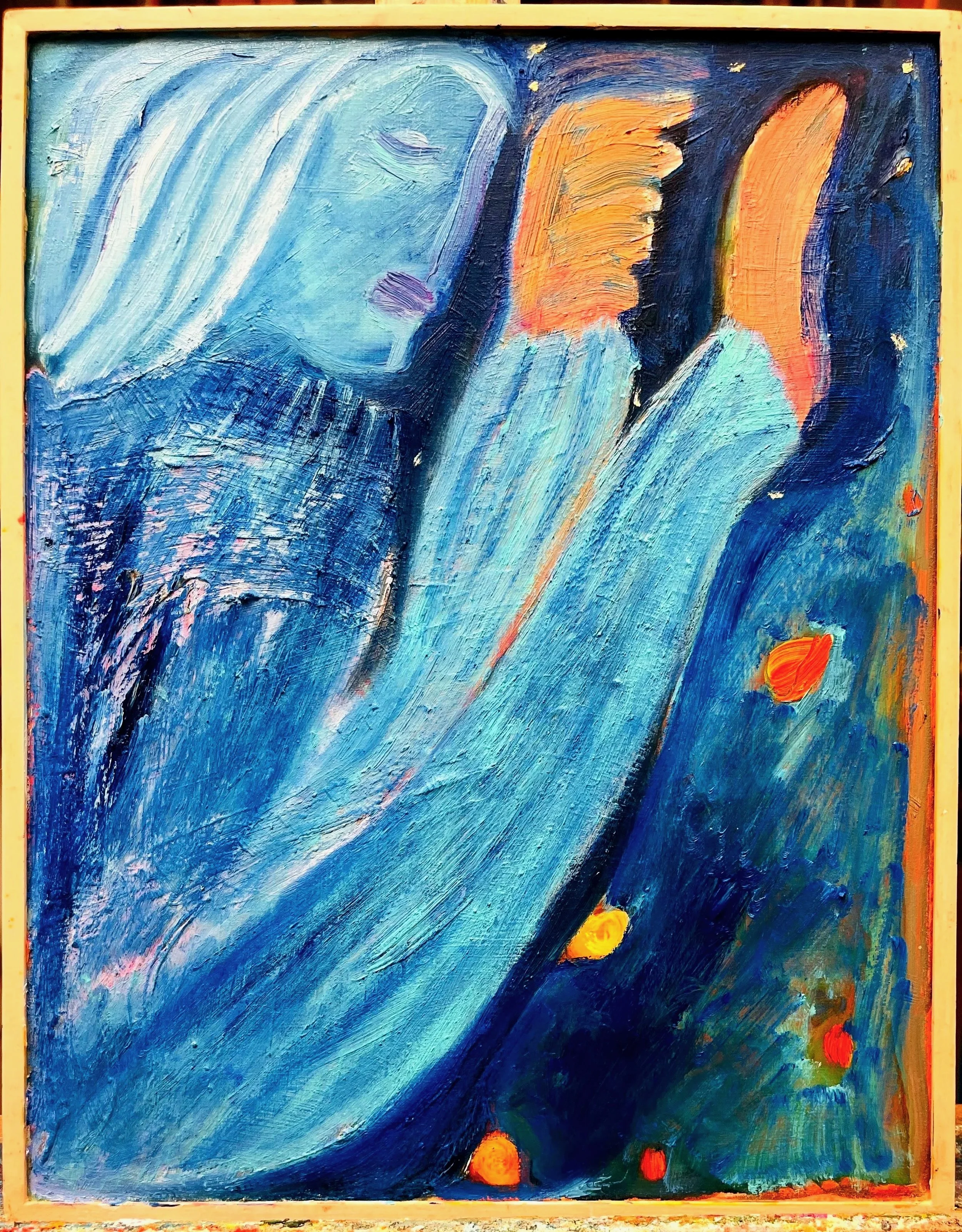 Gentle,  Oil on wood, 16"x12"
