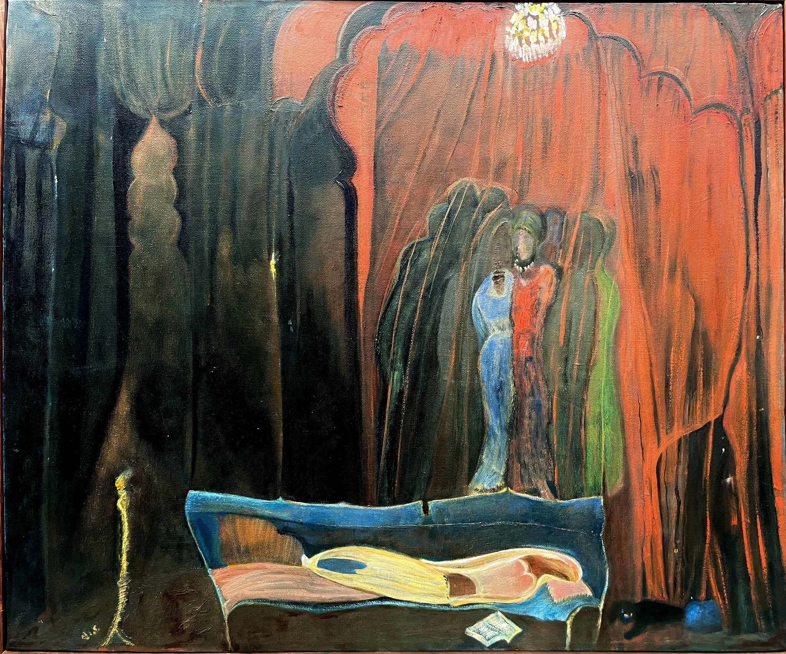 Motherland, Stay With Me; Oil on Canvas, 24"x21"