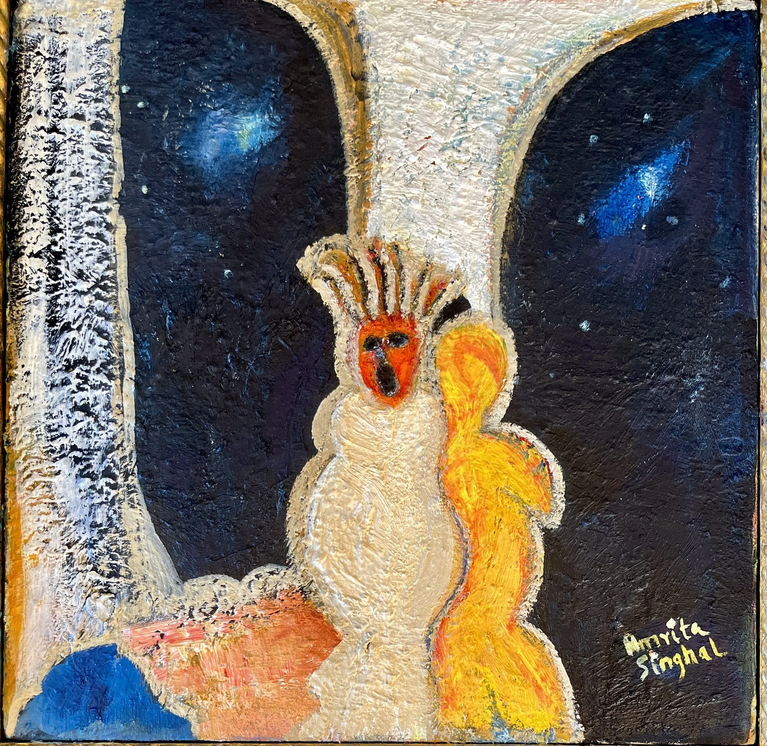 The Scream, Oil on linen, 15"x 14"