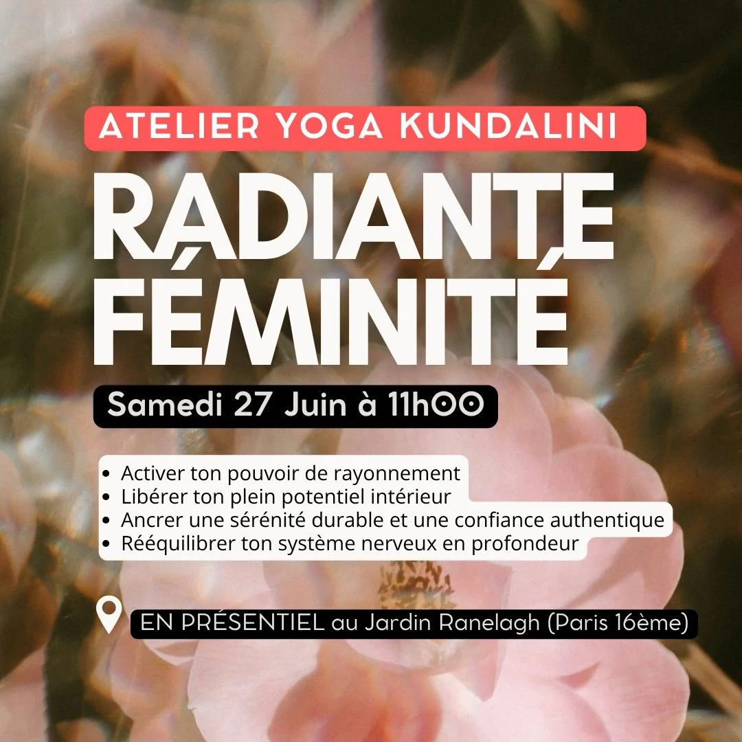 Le samedi 27 juin aura le prochain atelier yoga kundalini.
Il se d&eacute;roulera en plein air au jardin Ranelagh (Paris 16&egrave;me). 

👉🏻 le lien pour s&rsquo;inscrire est dans la bio.

Tu as des questions ? Me contacter par e-mail : namakaapele