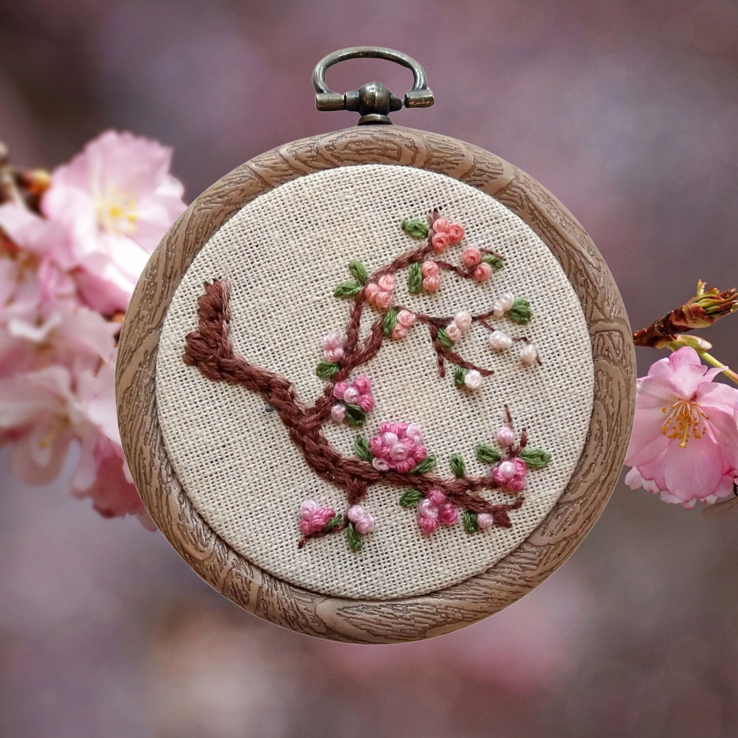Cherry Blossom - The Country Garden Collection - Embroidery Kit