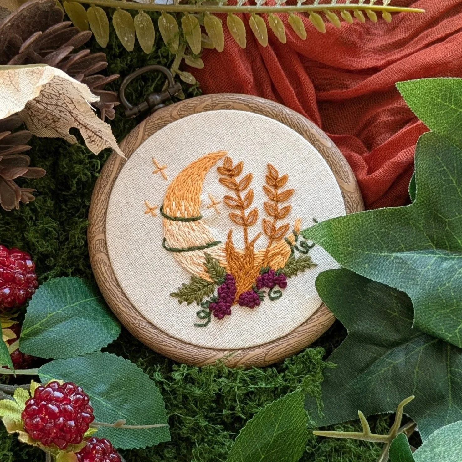 Harvest Moon Embroidery