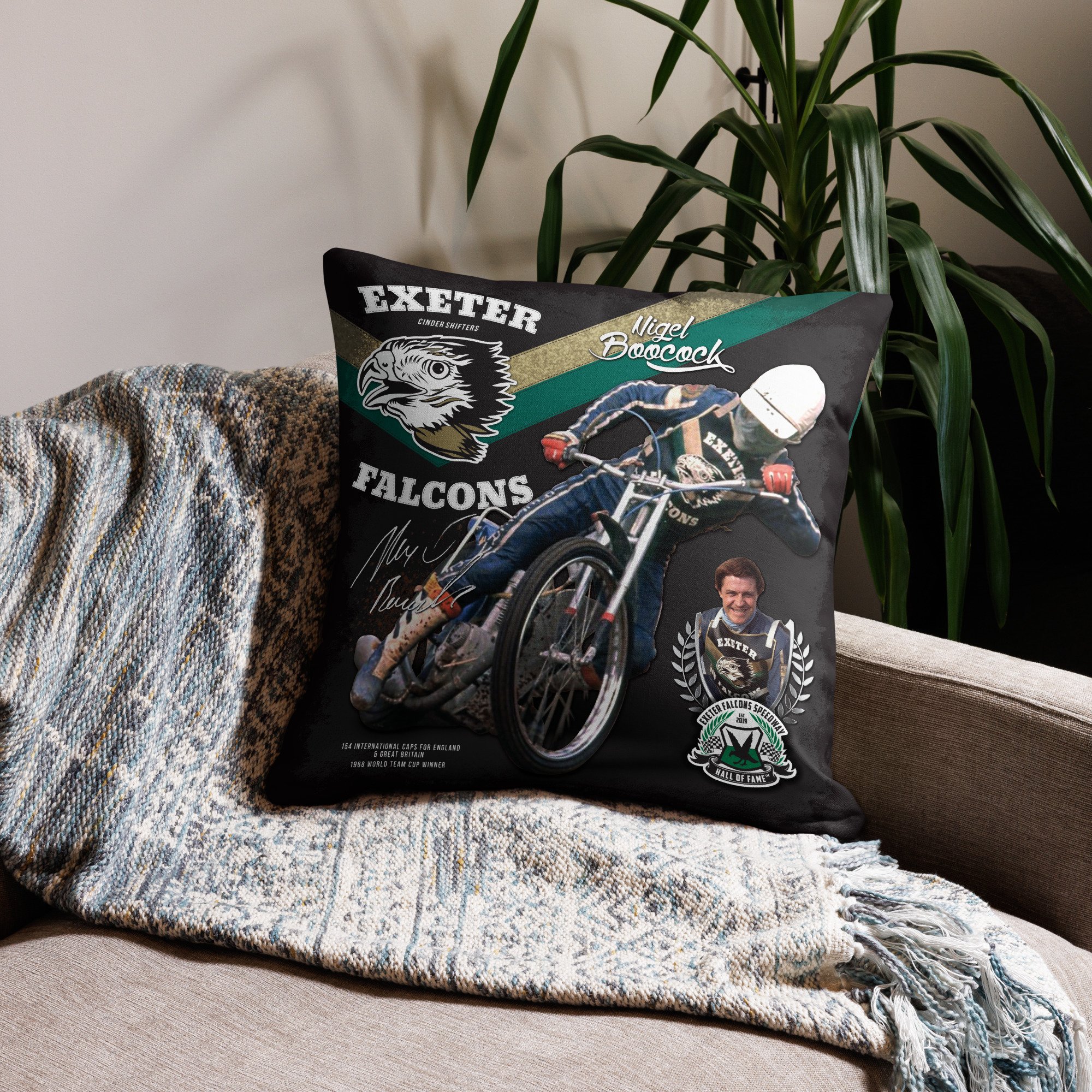 EF Nigel Boocock Tribute Cushion