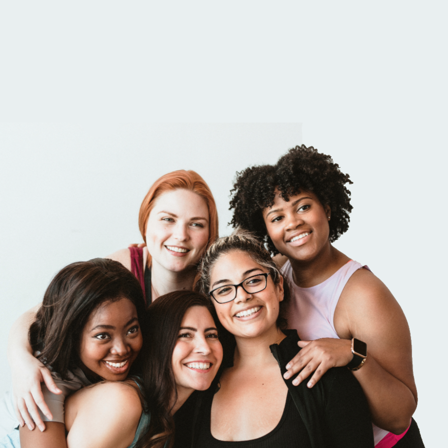 group of women in a photo smiling