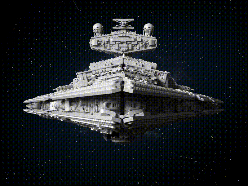 A model of a spaceship