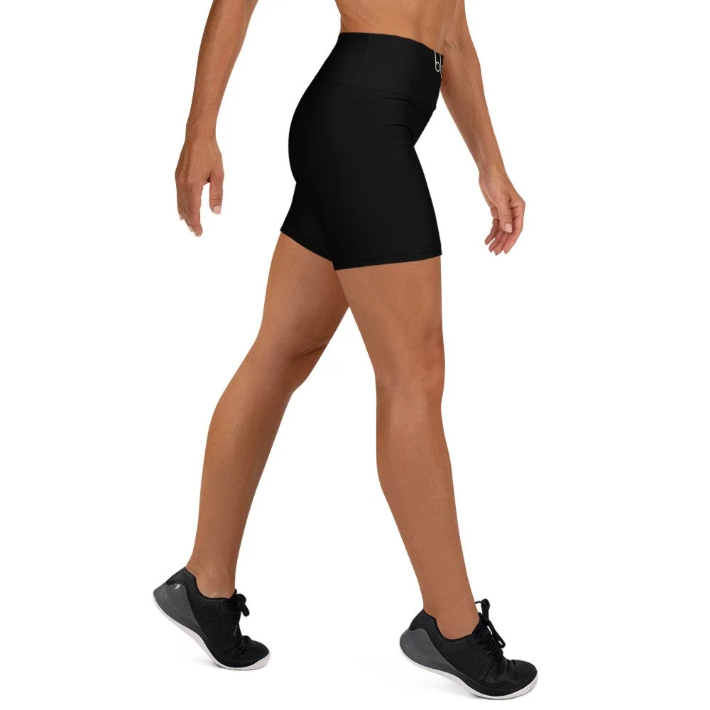 Black Bloom Practice Shorts, right view