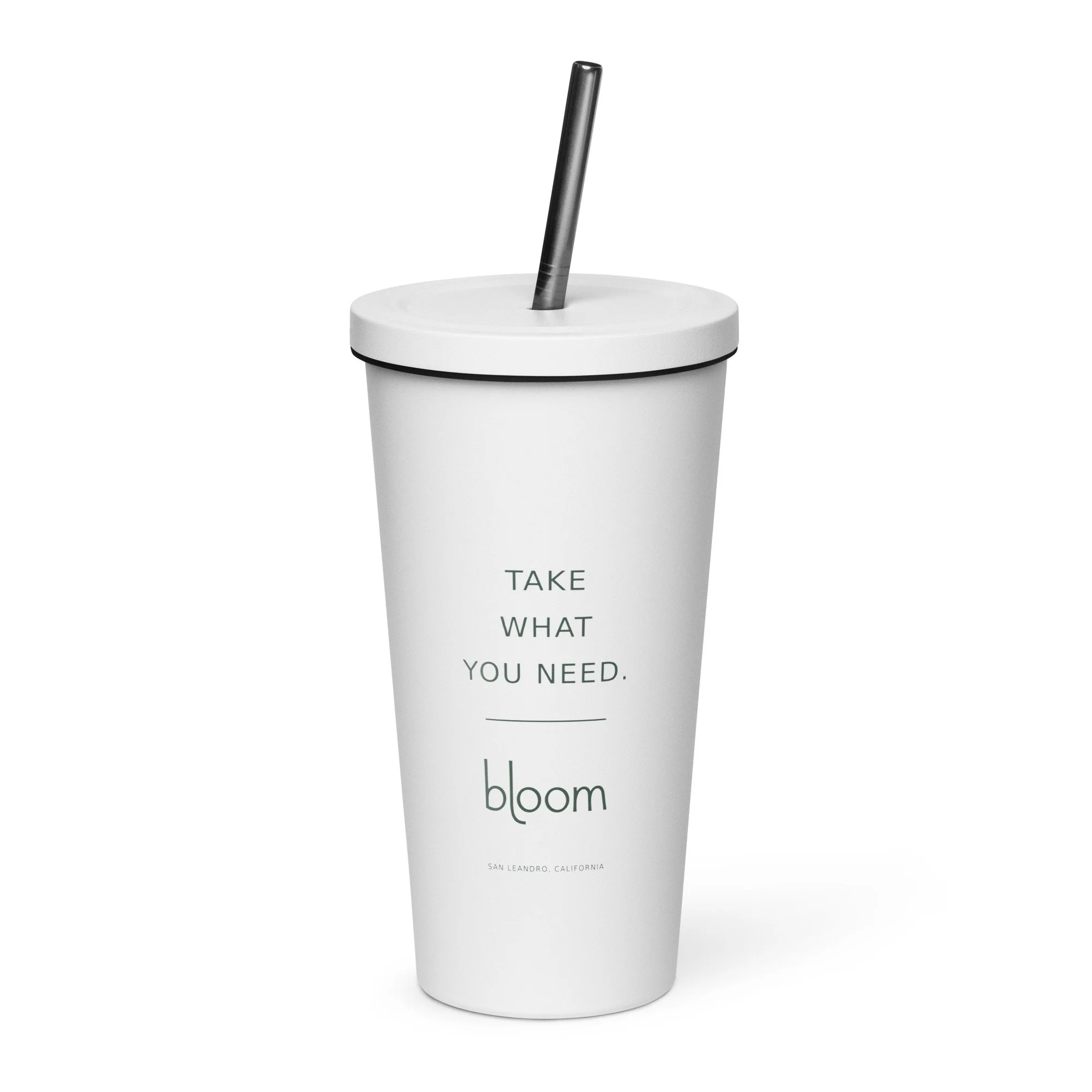 Bloom 20 oz Insulated Tumbler, front view