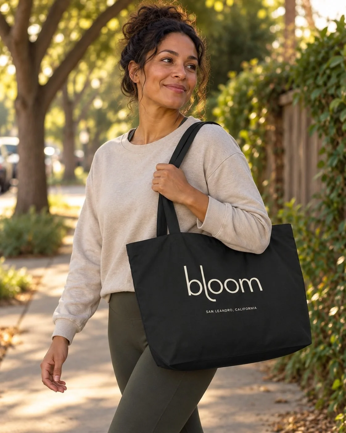 Bloom Studio Tote, lifestyle photograph