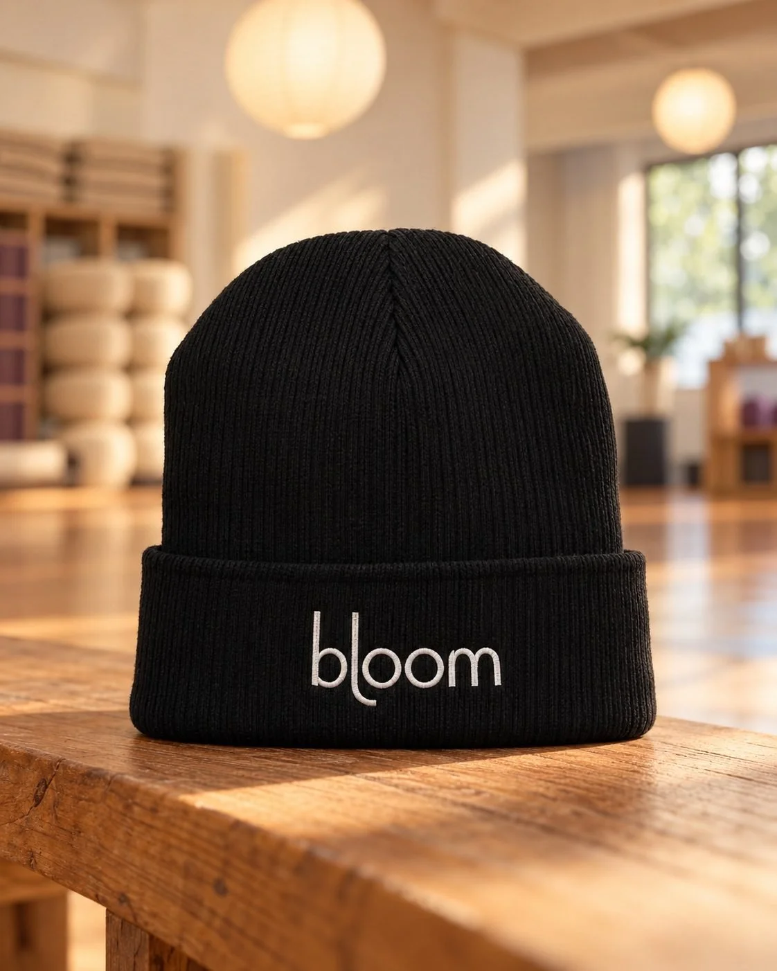 Bloom Organic Ribbed Beanie, product image
