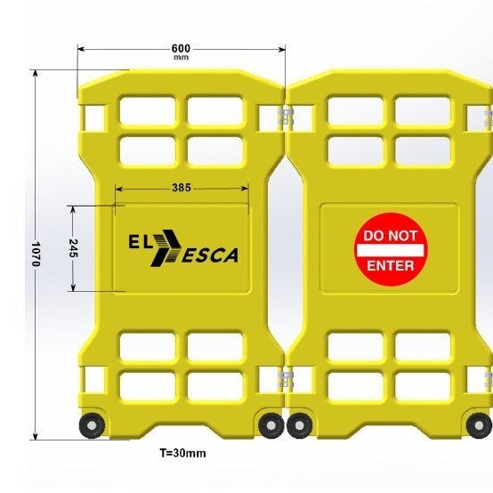 EL-ESCA Safety Barricade
